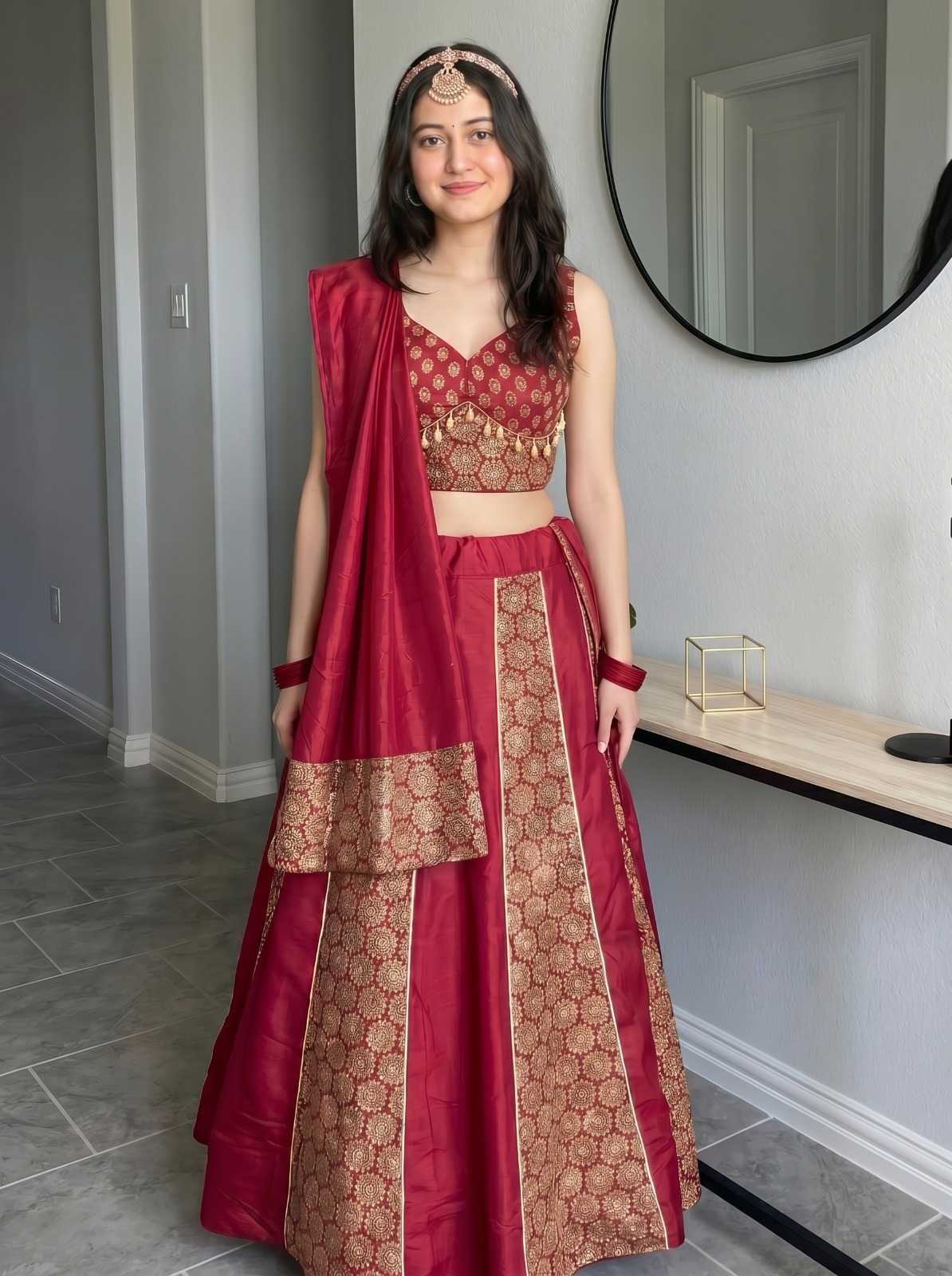 YNF Wholesale Cotton Silk Lehenga  | Surat Manufacturer