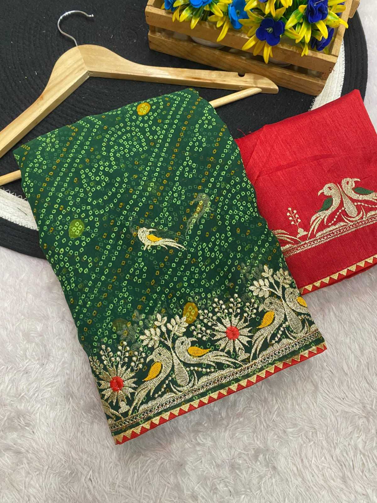YNF Wholesale Georgette Fancy Sarees  | Surat Manufacturer