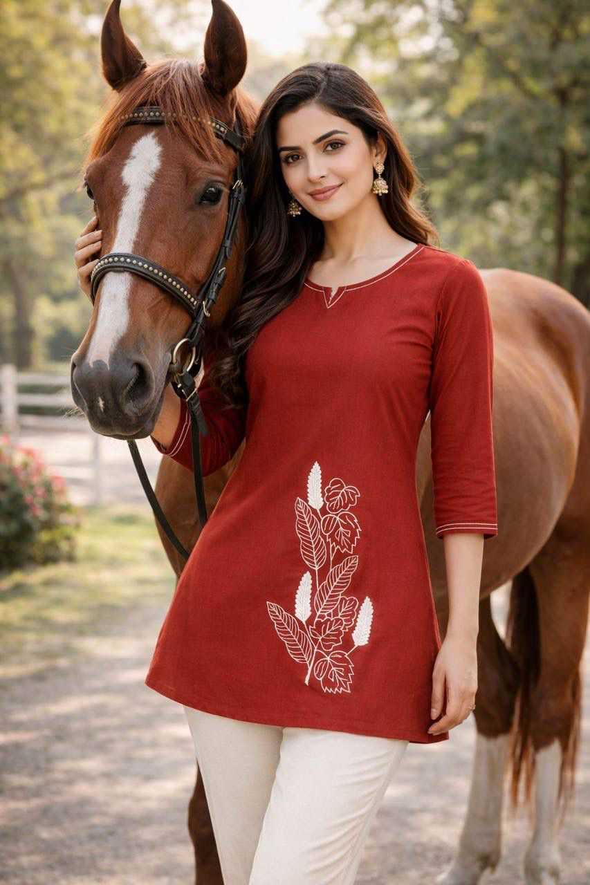 YNF Wholesale Cotton Short Kurtis  | Surat Manufacturer