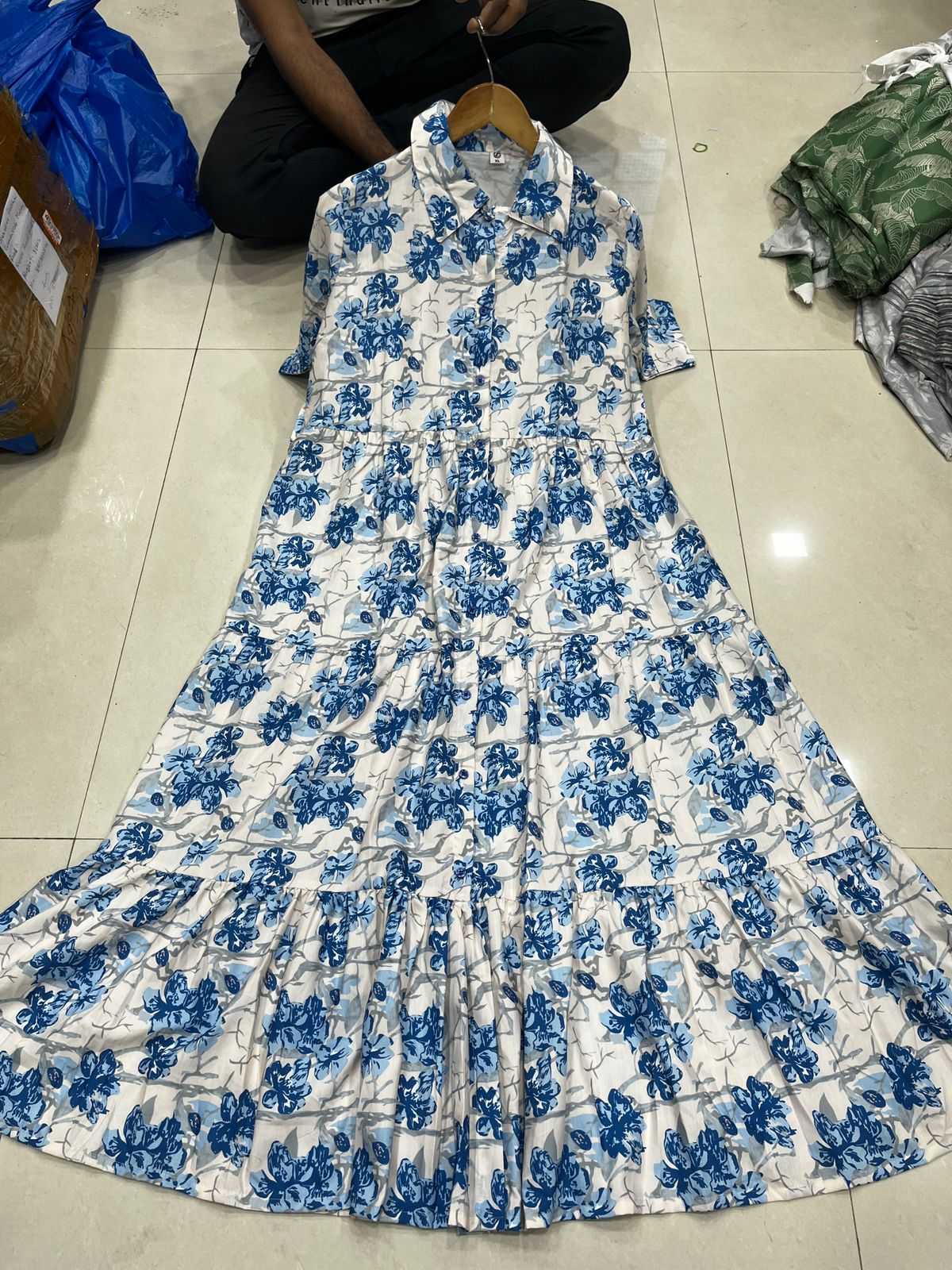 YNF Wholesale Pure Rayon Printed Kurtis  | Surat Manufacturer