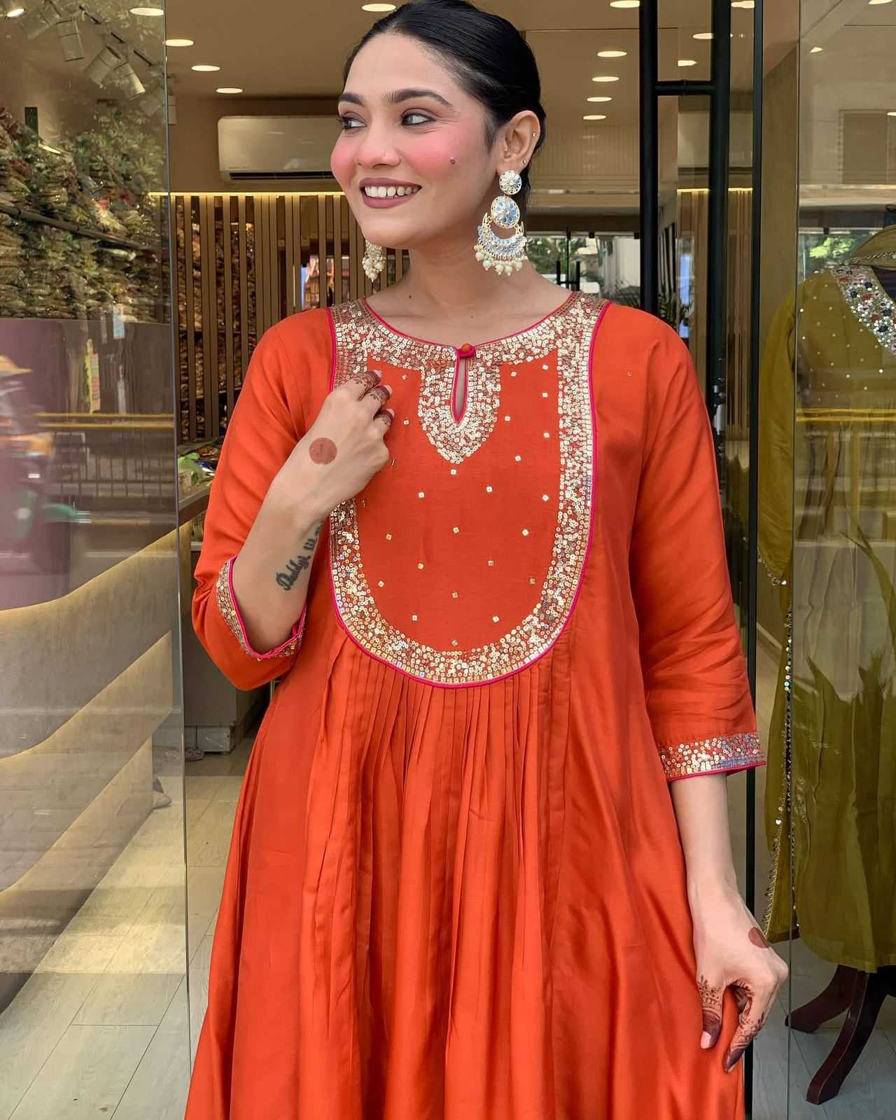 YNF Wholesale Heavy Roman Silk Embroidery Suits  | Surat Manufacturer