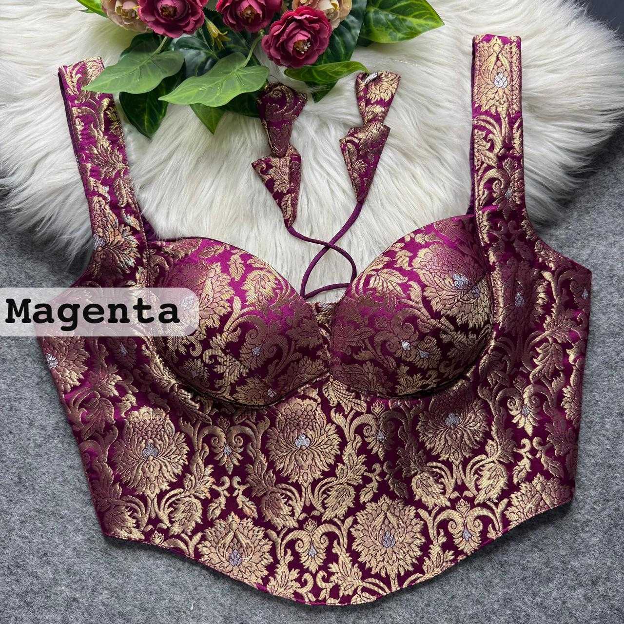 YNF Wholesale Banarasi Soft Silk Blouse  | Surat Manufacturer