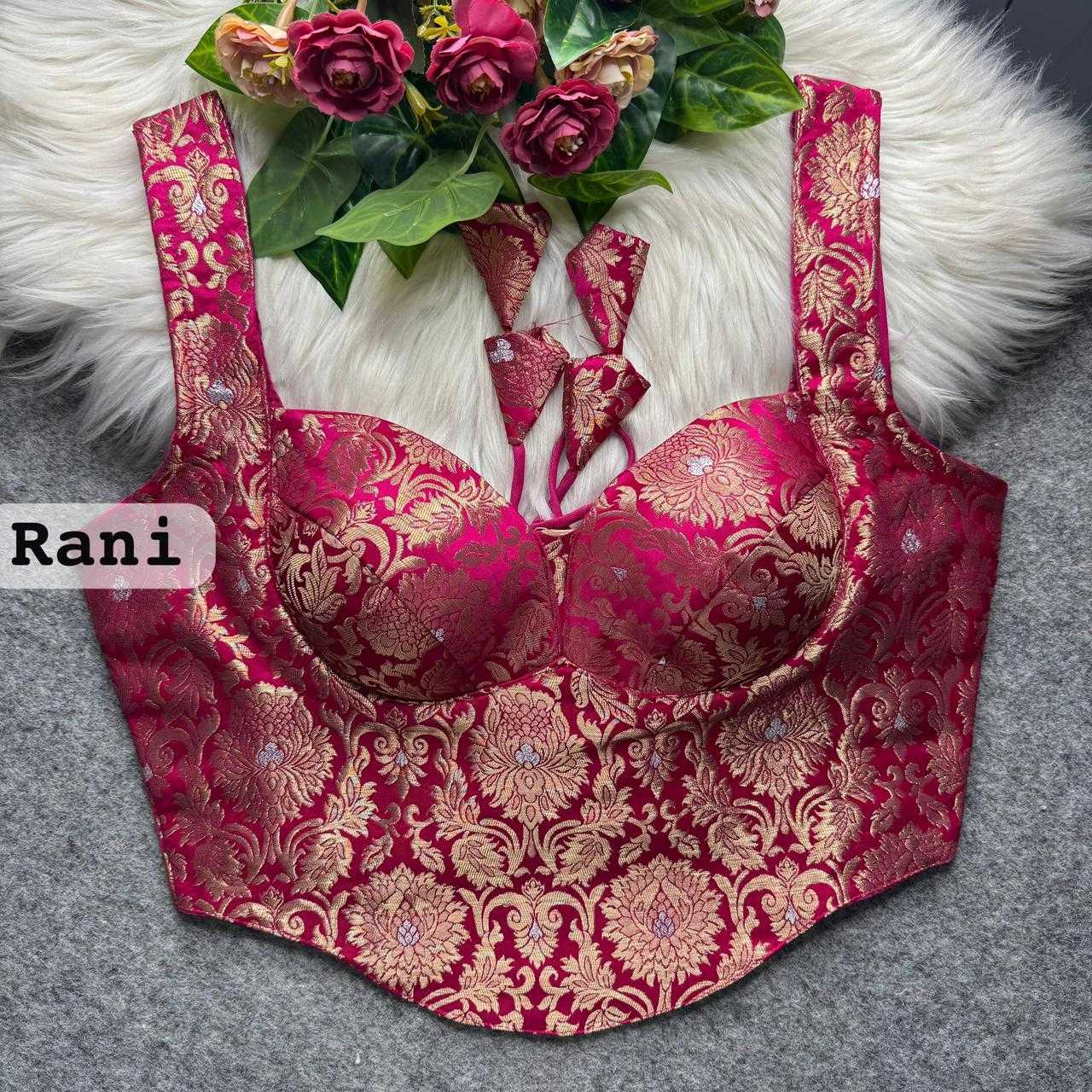 YNF Wholesale Banarasi Soft Silk Blouse  | Surat Manufacturer