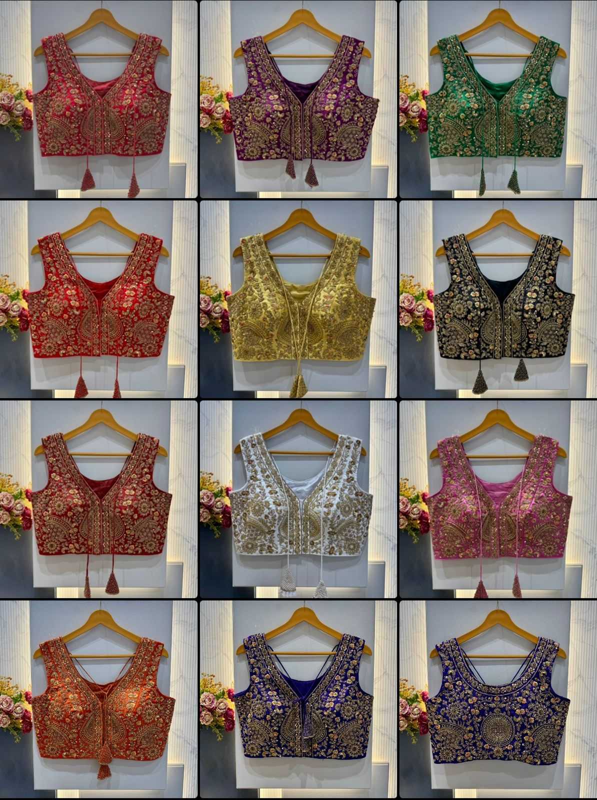 YNF Wholesale Pure Silk V-Neck Blouses  | Surat Manufacturer
