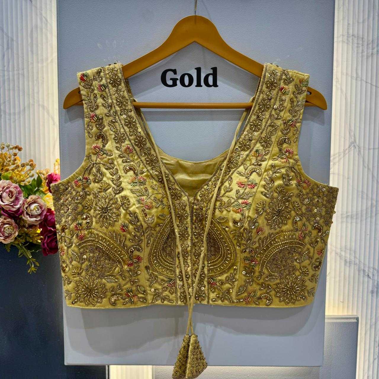 YNF Wholesale Pure Silk V-Neck Blouses  | Surat Manufacturer