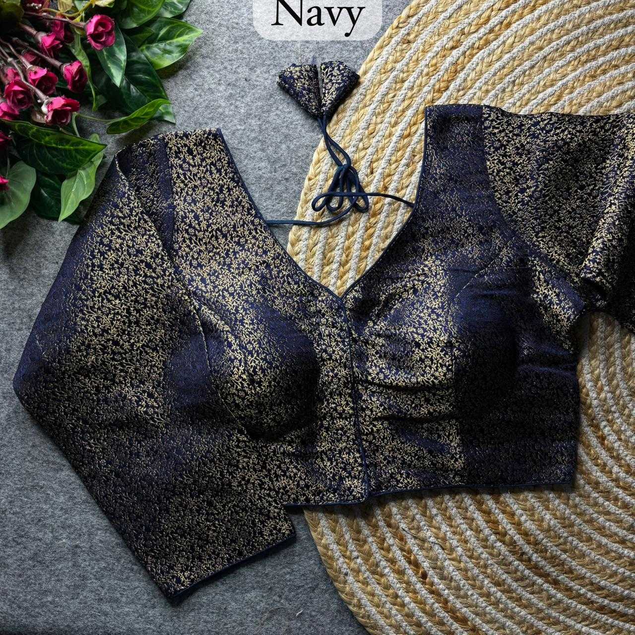 YNF Wholesale Milan Silk V-Neck Blouses  | Surat Manufacturer