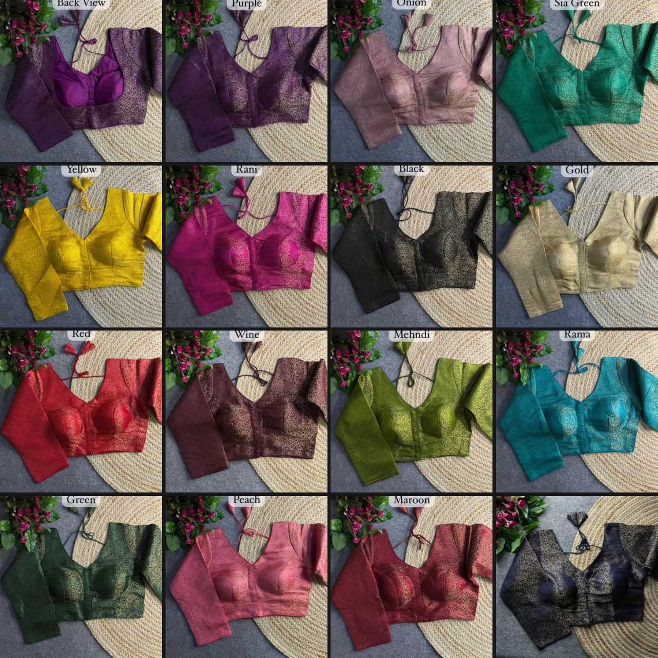 YNF Wholesale Milan Silk V-Neck Blouses  | Surat Manufacturer