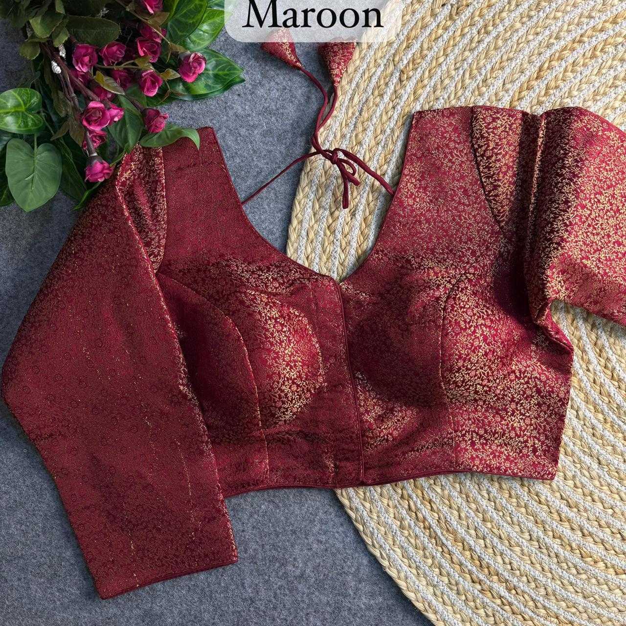 YNF Wholesale Milan Silk V-Neck Blouses  | Surat Manufacturer