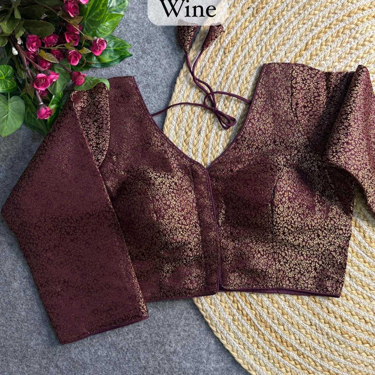 YNF Wholesale Milan Silk V-Neck Blouses  | Surat Manufacturer