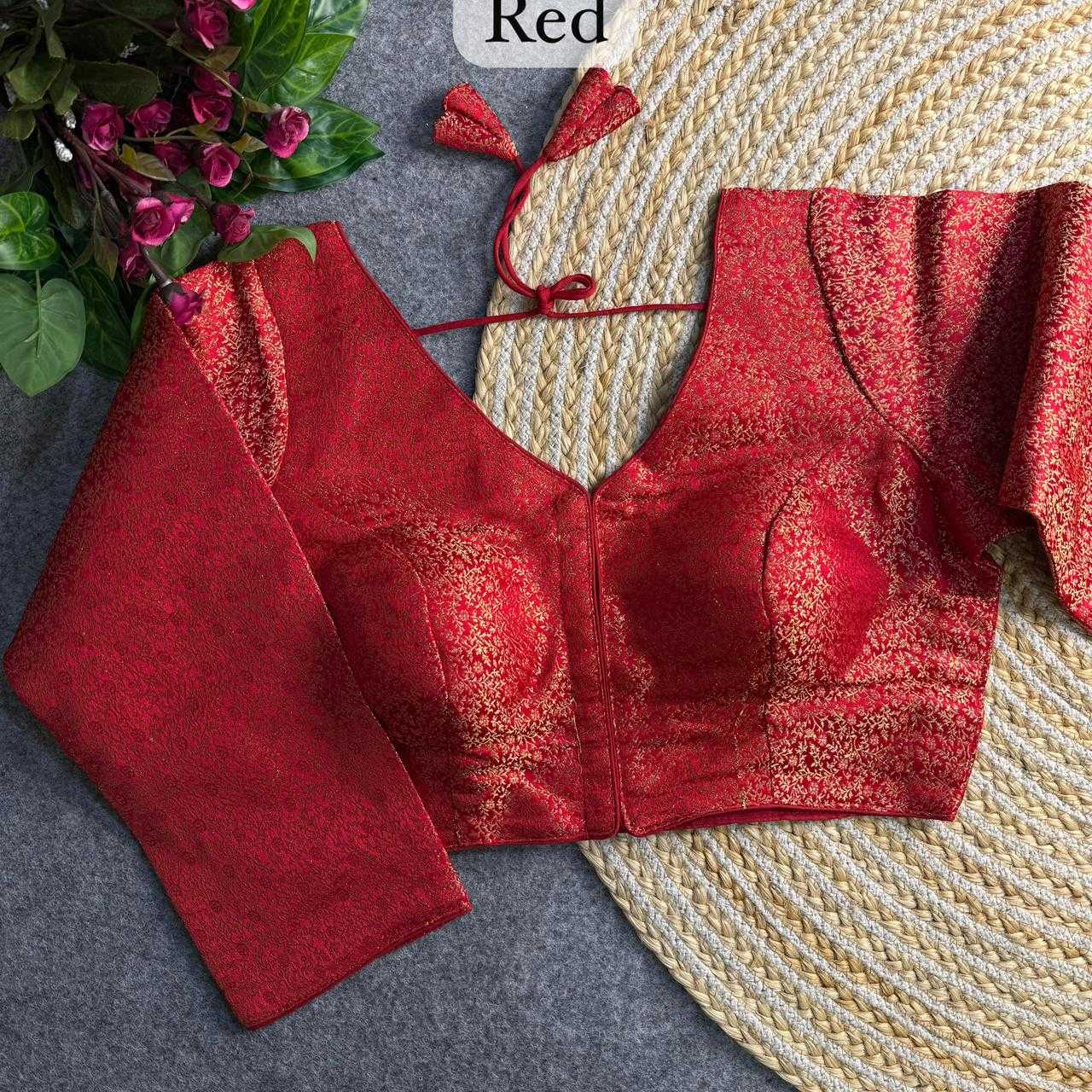 YNF Wholesale Milan Silk V-Neck Blouses  | Surat Manufacturer