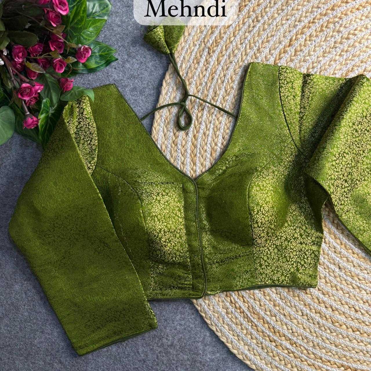 YNF Wholesale Milan Silk V-Neck Blouses  | Surat Manufacturer