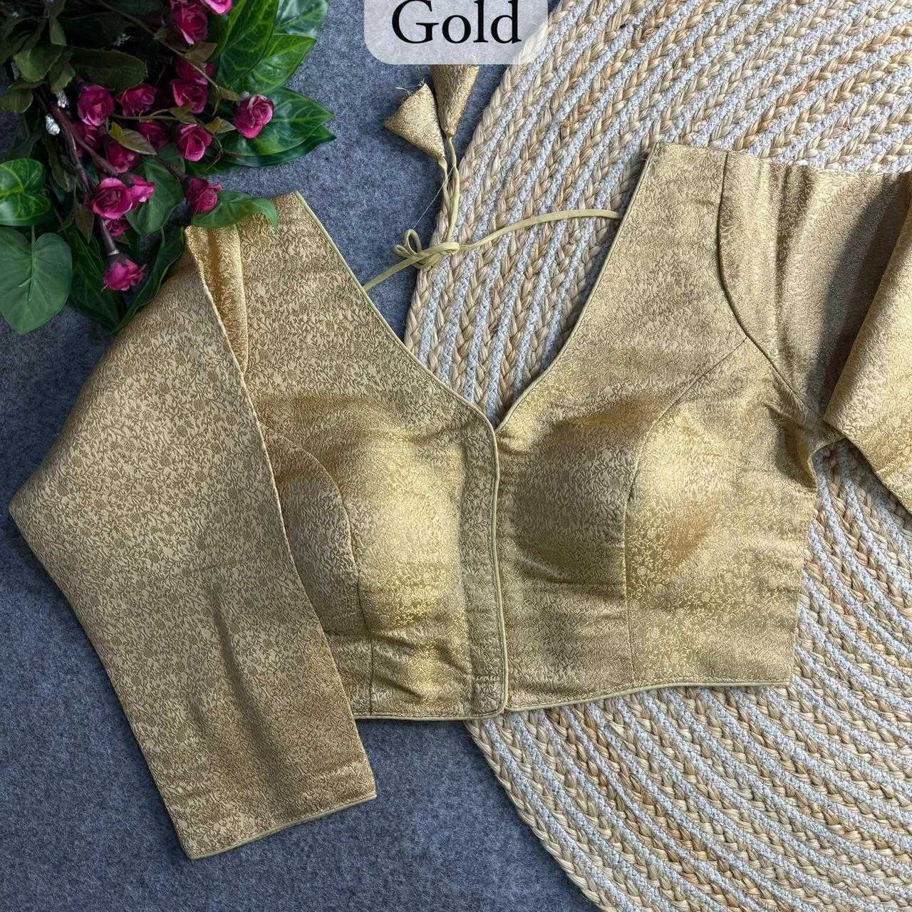 YNF Wholesale Milan Silk V-Neck Blouses  | Surat Manufacturer