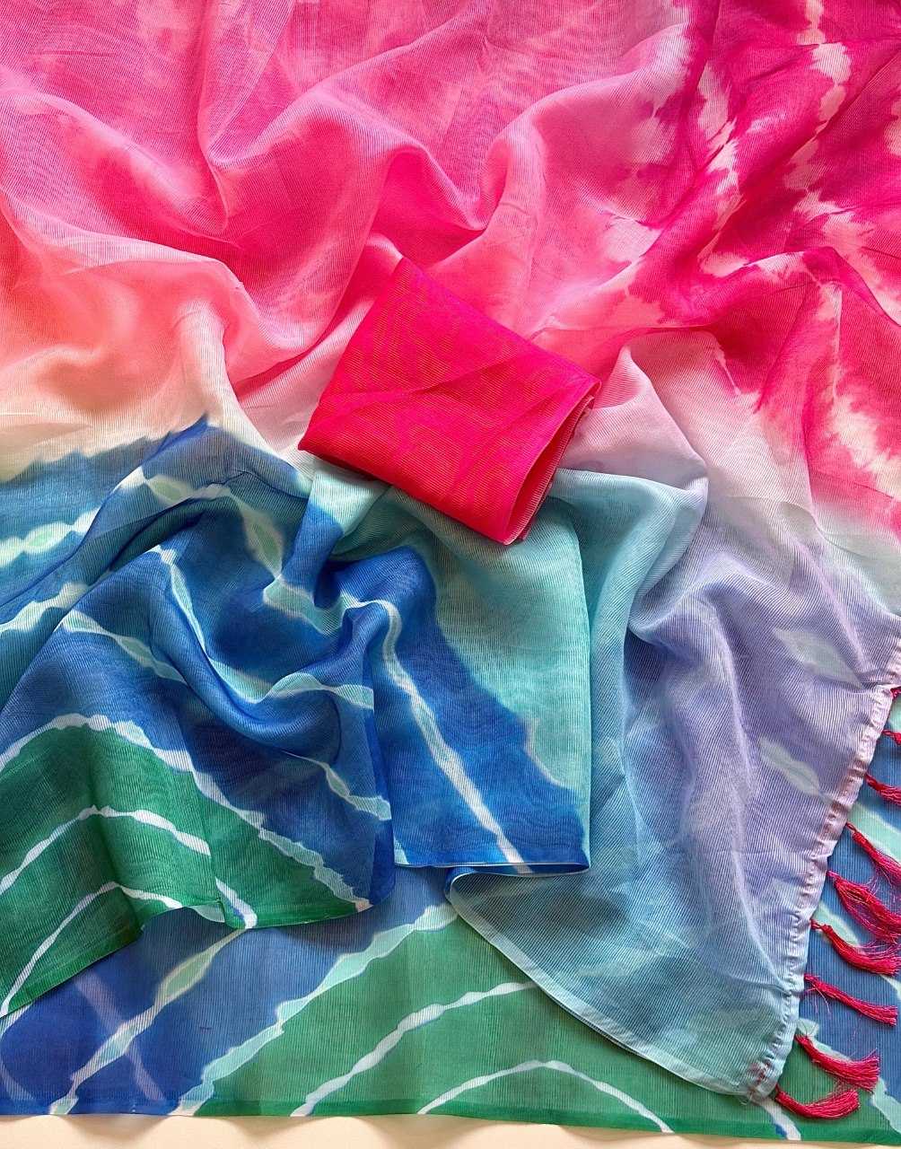 YNF Wholesale Fancy Leheriya Sarees  | Surat Manufacturer