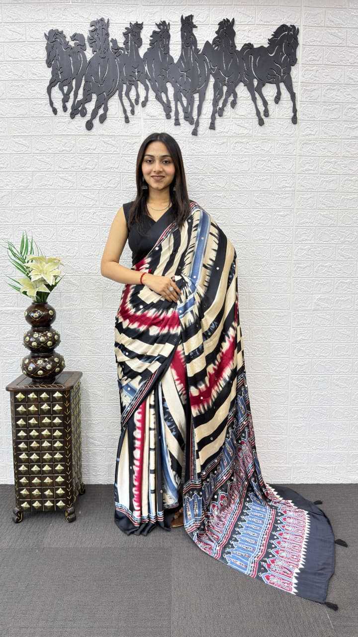 YNF Wholesale Japan Sartin Brocade Sarees  | Surat Manufacturer