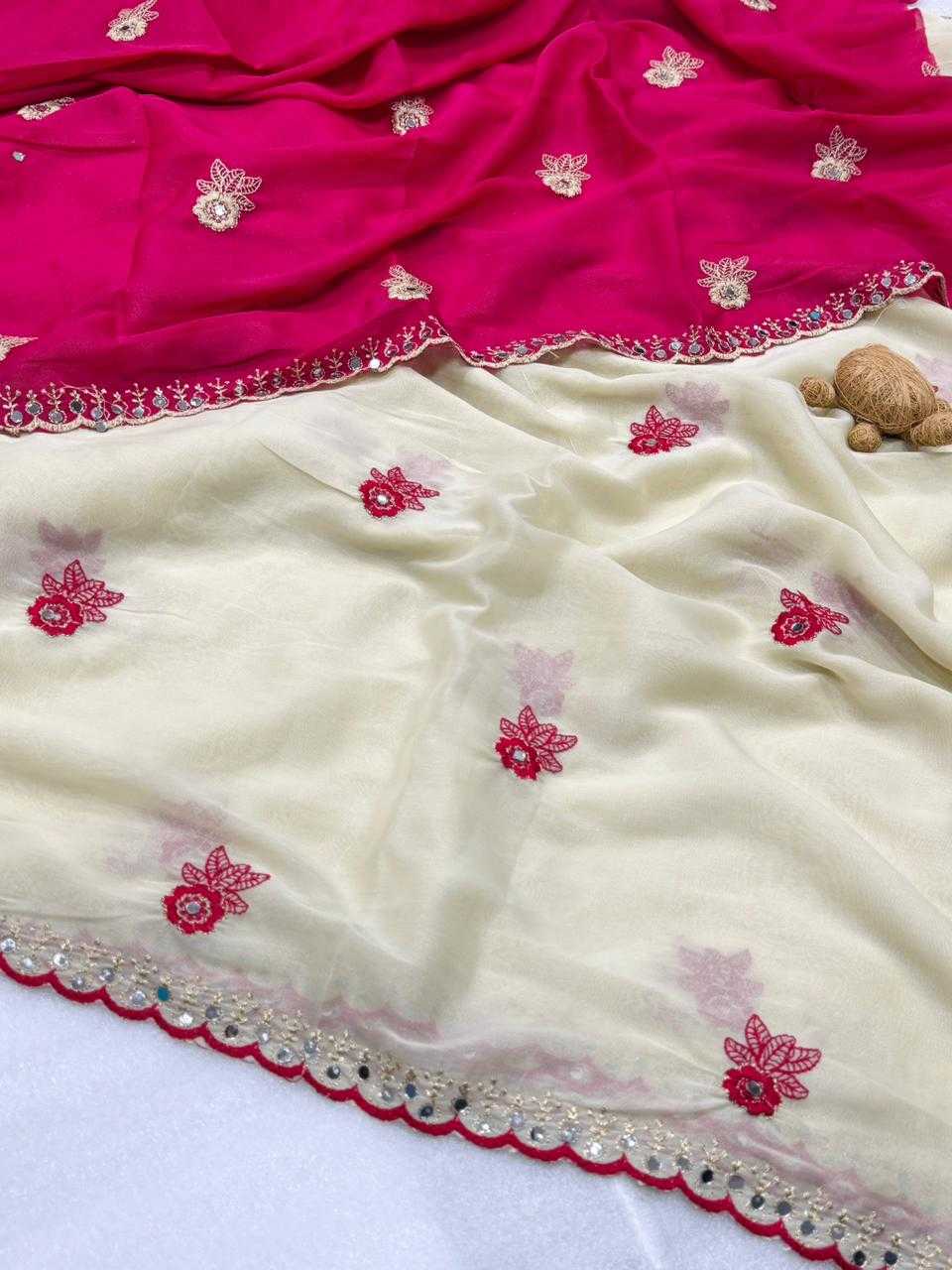 YNF Wholesale Rangoli Silk Orange Silk Sarees  | Surat Manufacturer