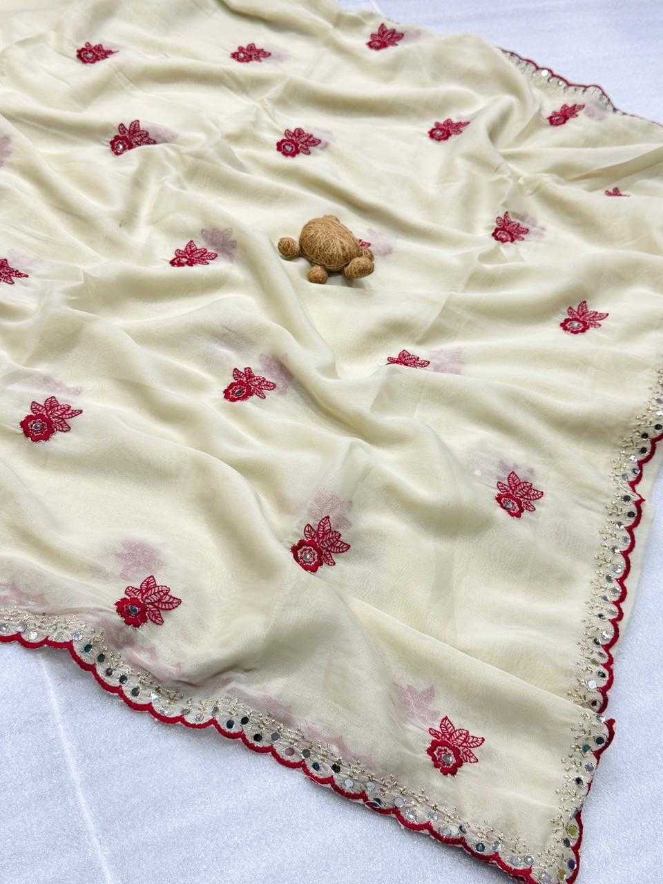 YNF Wholesale Rangoli Silk Orange Silk Sarees  | Surat Manufacturer