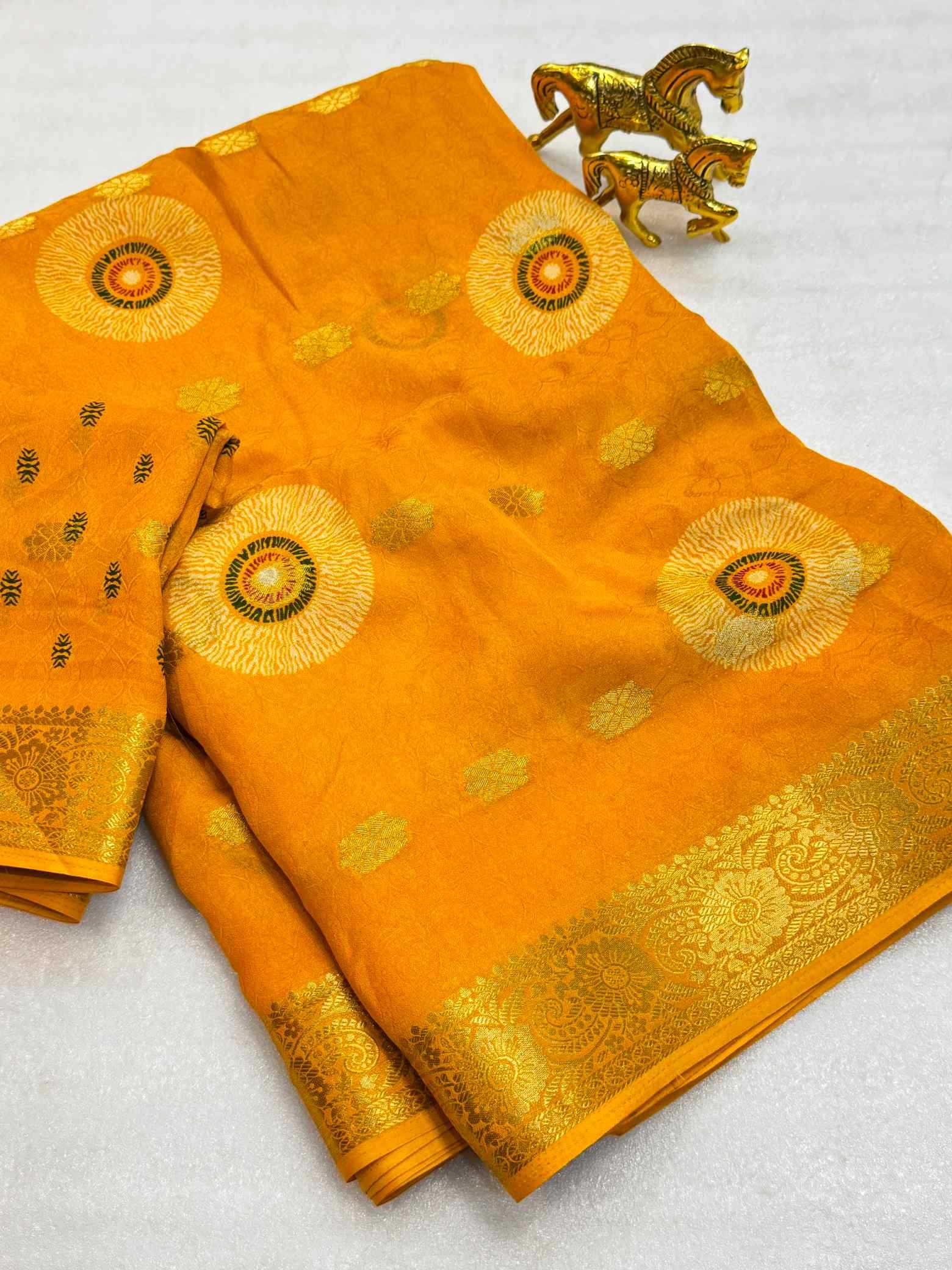 YNF Wholesale Fancy Printed Sarees  | Surat Manufacturer