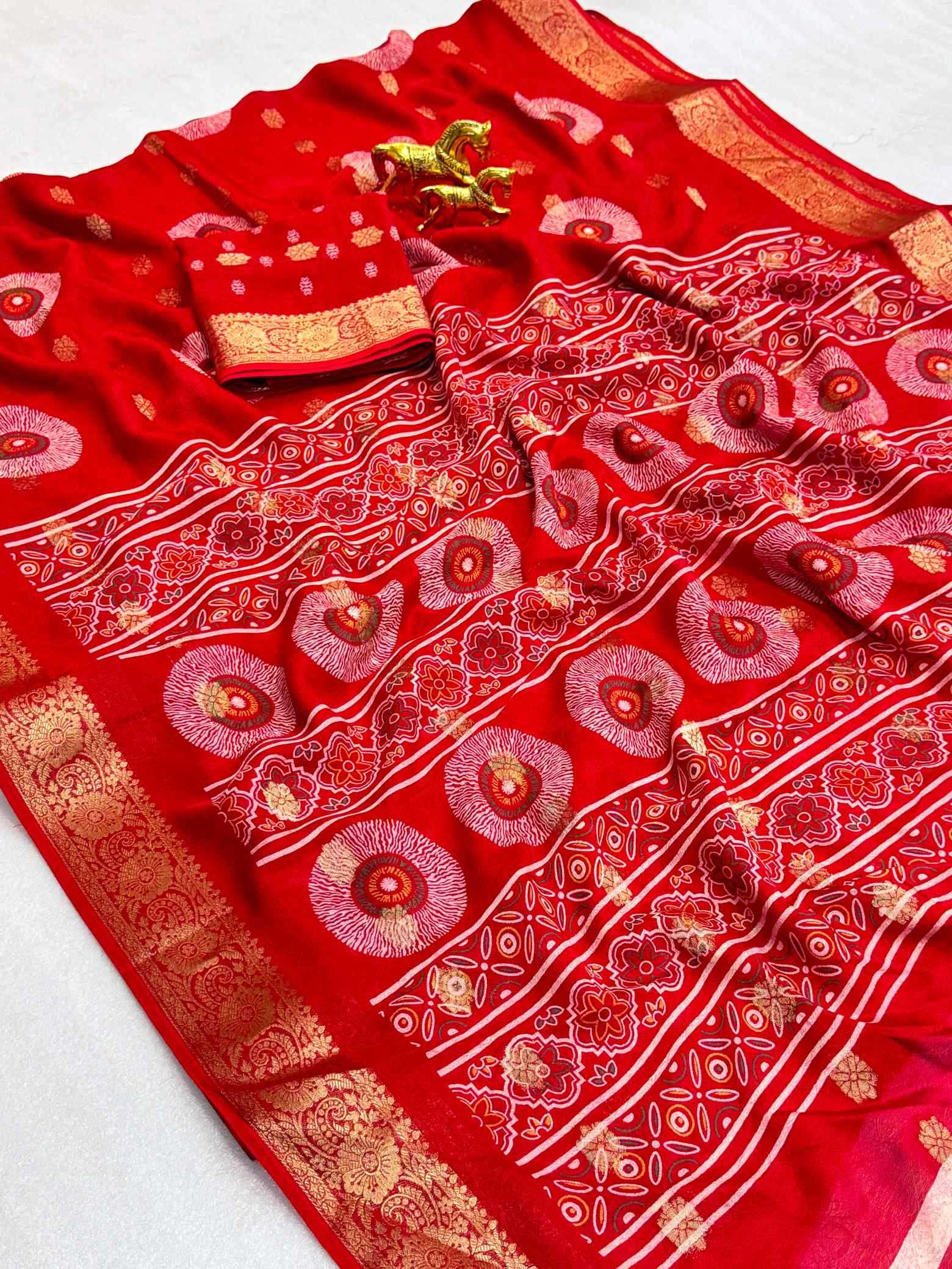 YNF Wholesale Fancy Printed Sarees  | Surat Manufacturer