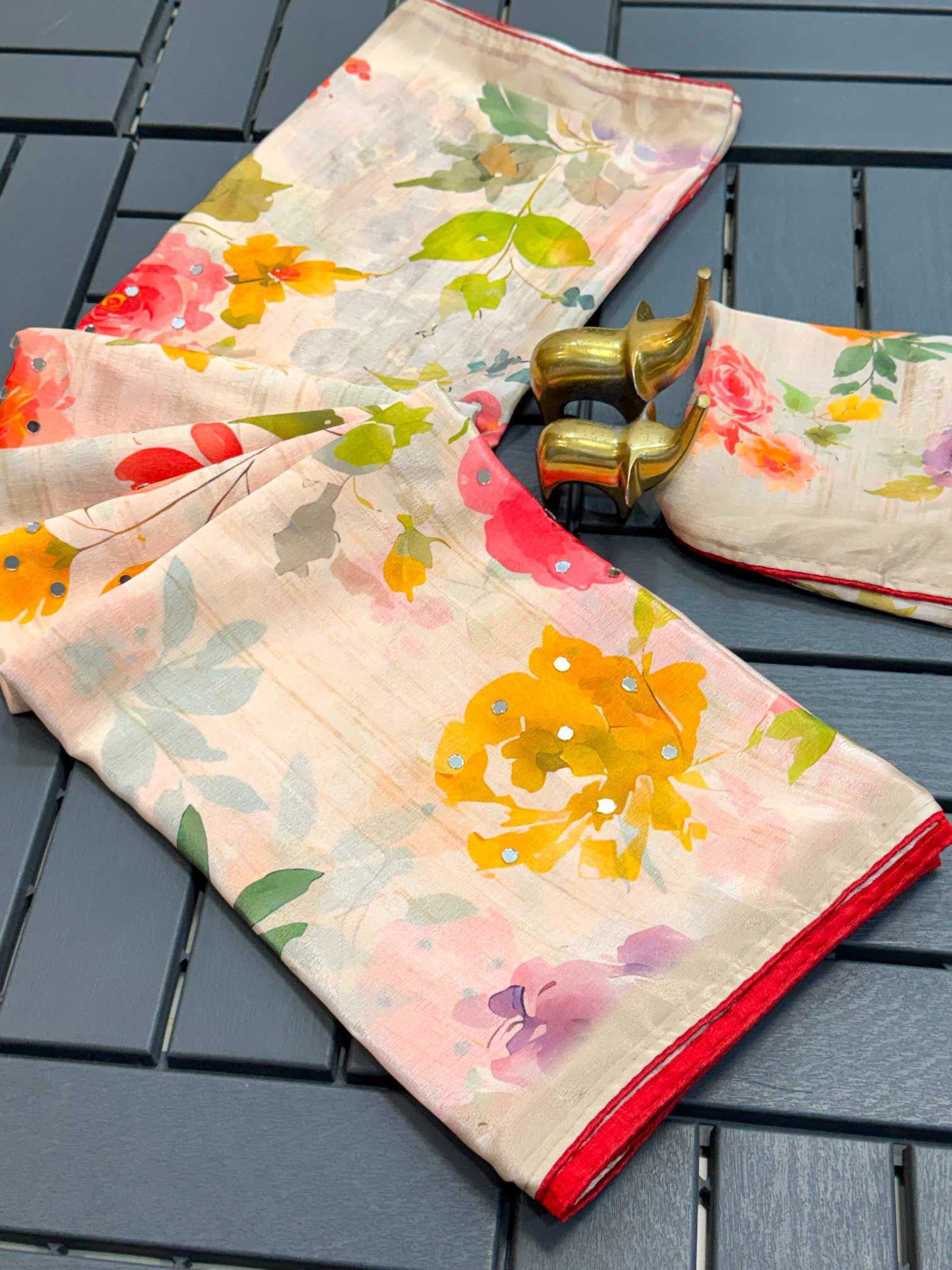 YNF Wholesale Chinon Designer Sarees  | Surat Manufacturer