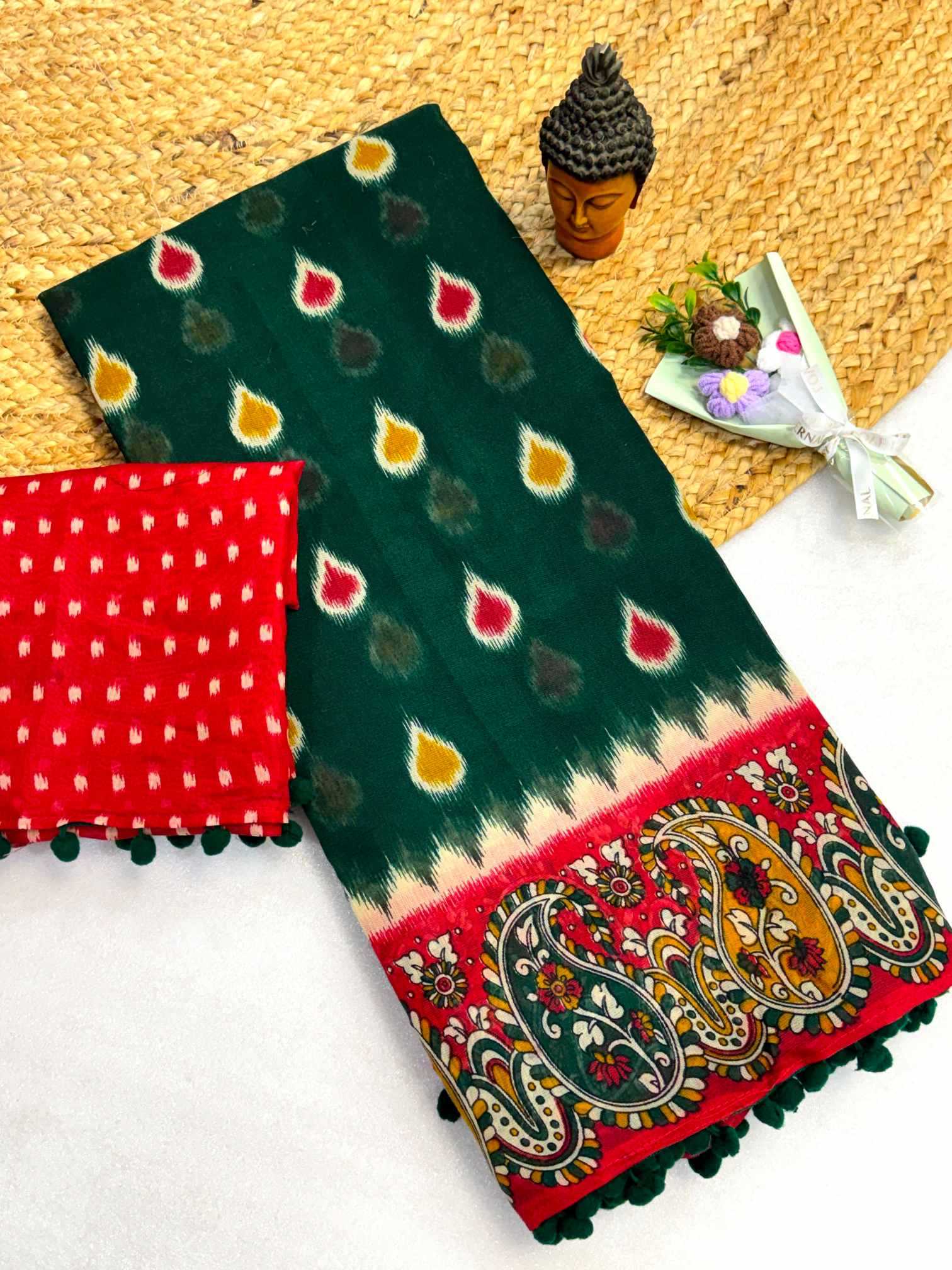 YNF Wholesale Cotton Printed Sarees  | Surat Manufacturer