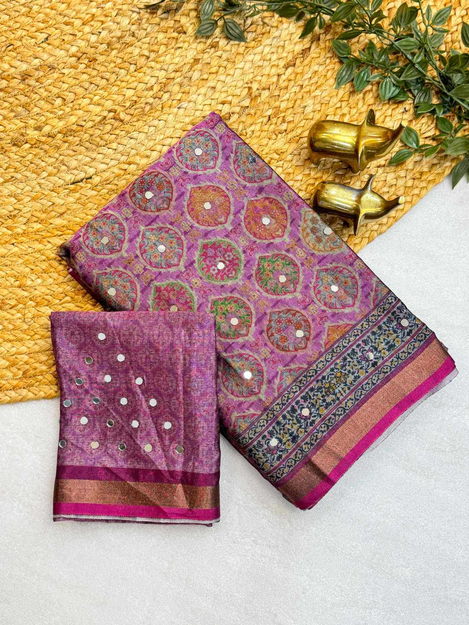 YNF Wholesale Silk Brocade Sarees  | Surat Manufacturer