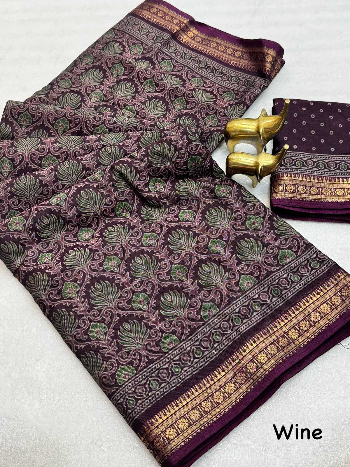 YNF Wholesale Cotton Printed Sarees  | Surat Manufacturer