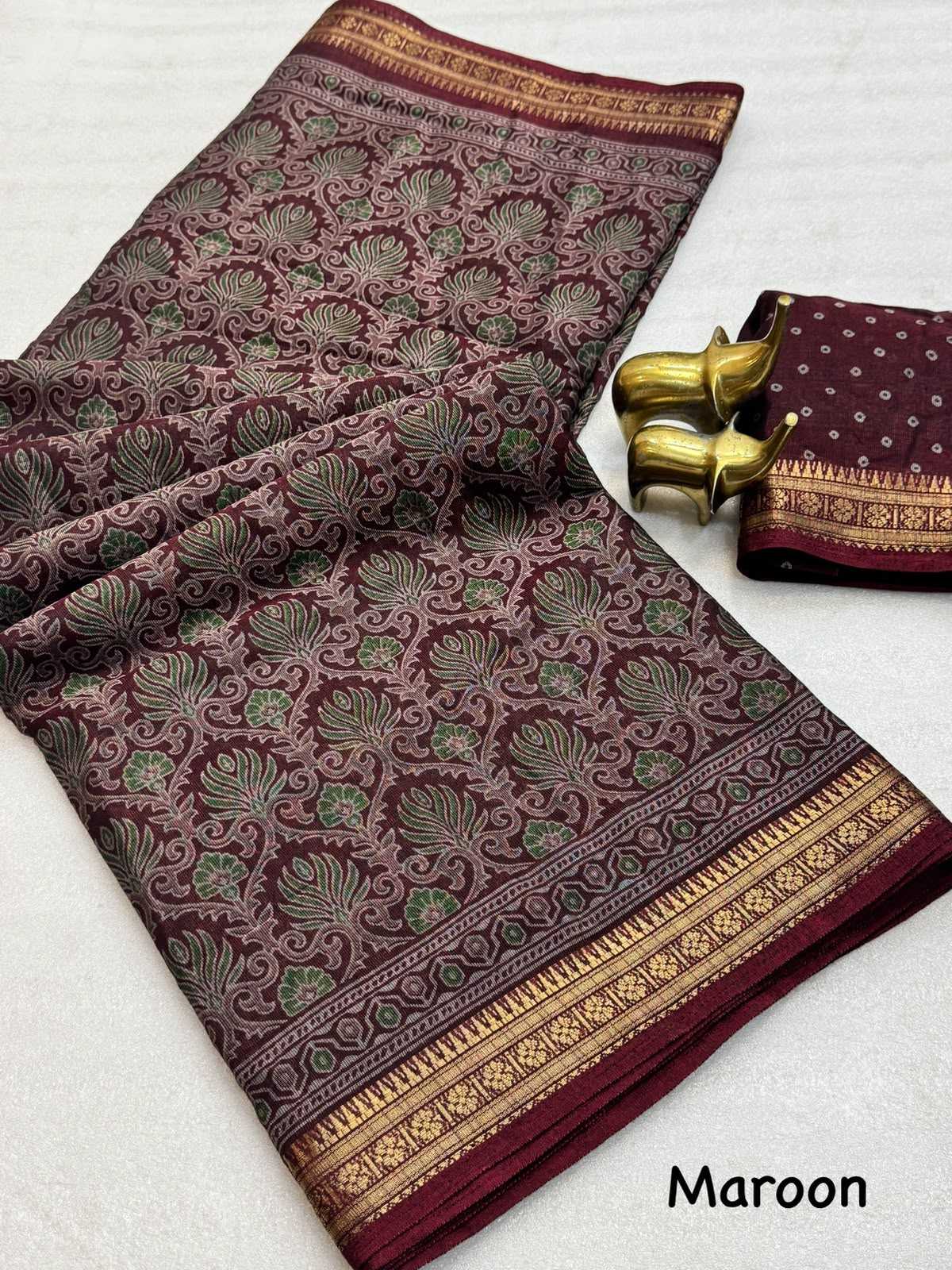 YNF Wholesale Cotton Printed Sarees  | Surat Manufacturer