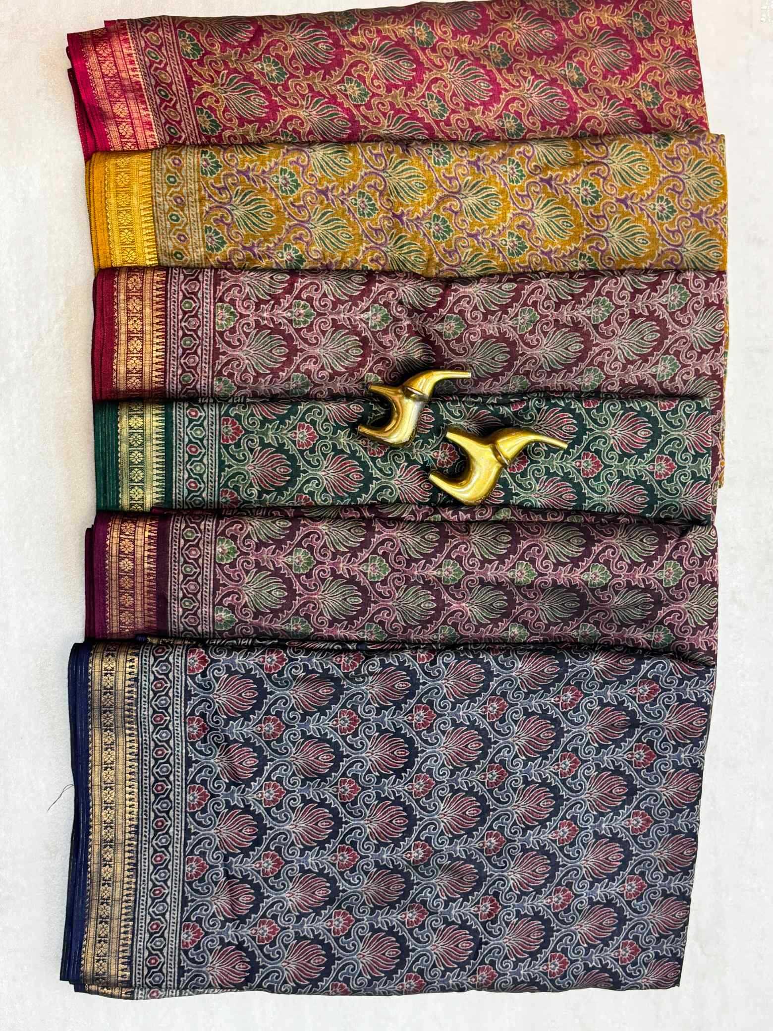 YNF Wholesale Cotton Printed Sarees  | Surat Manufacturer