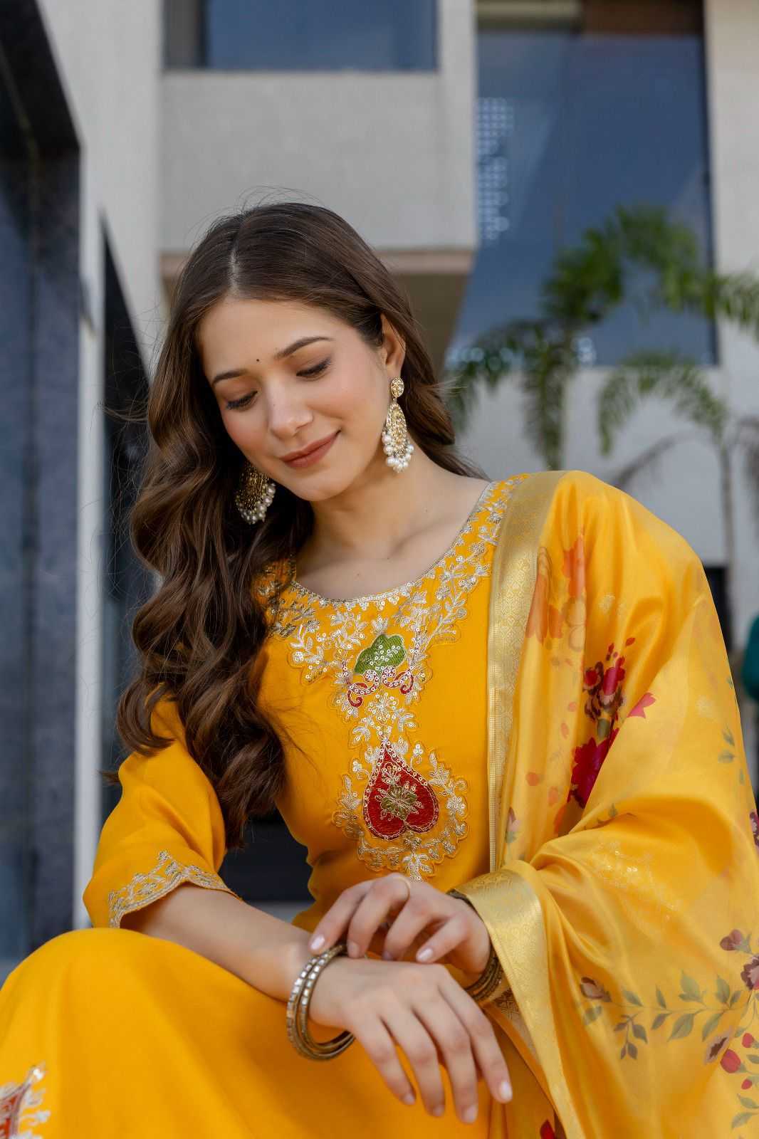 YNF Wholesale Chanderi Soft Designer Kurtis  | Surat Manufacturer