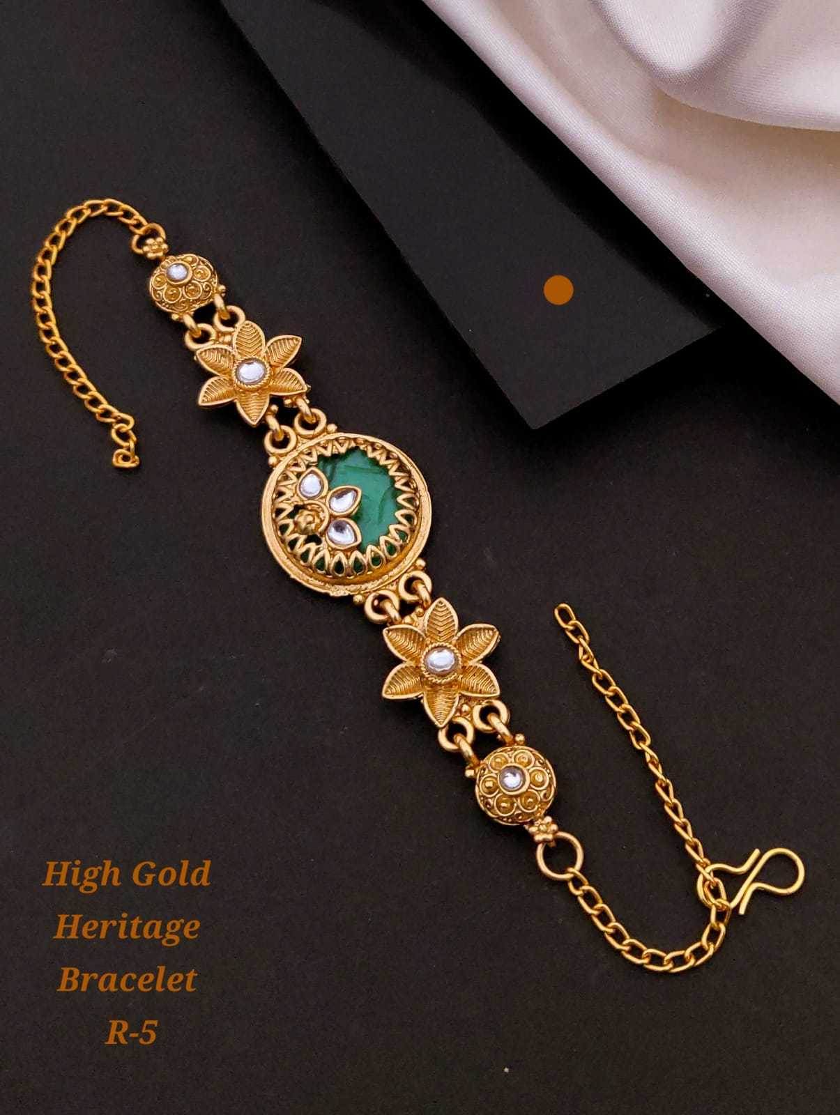 YNF Wholesale Brass Brass Gold Bracelets  | Surat Manufacturer