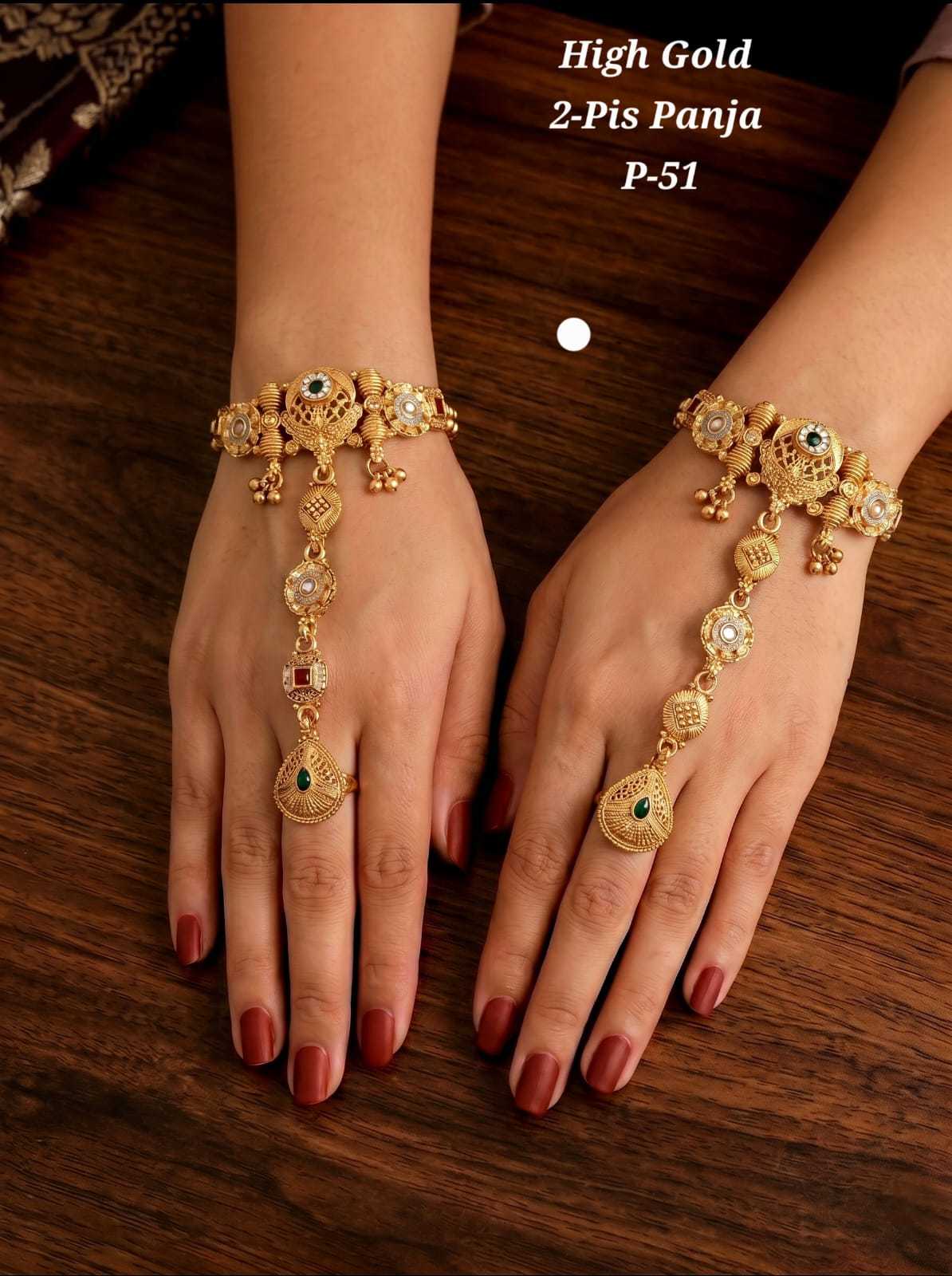 YNF Wholesale Brass Brass Gold Bracelets  | Surat Manufacturer