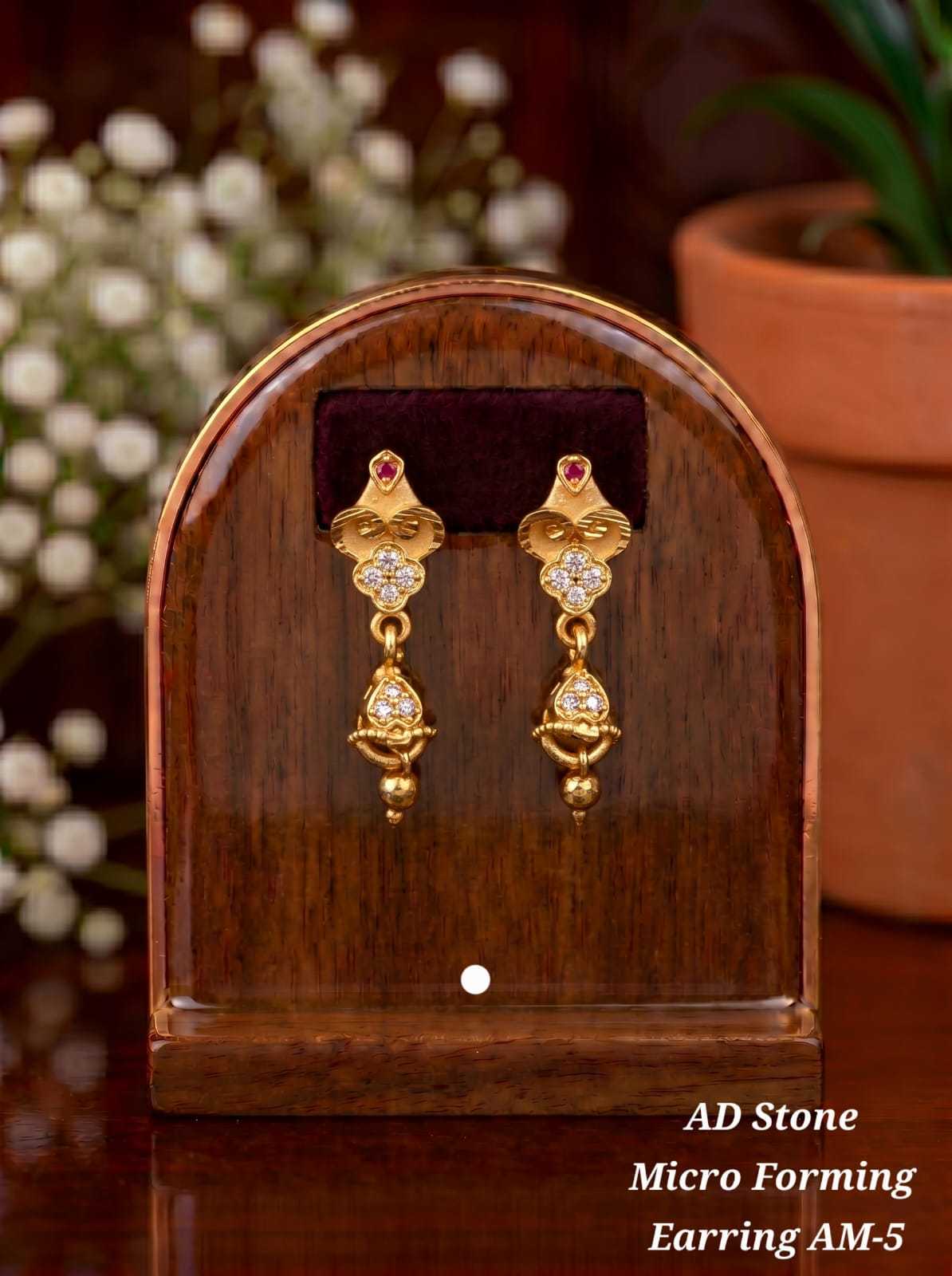 YNF Wholesale Brass Fancy Earrings  | Surat Manufacturer