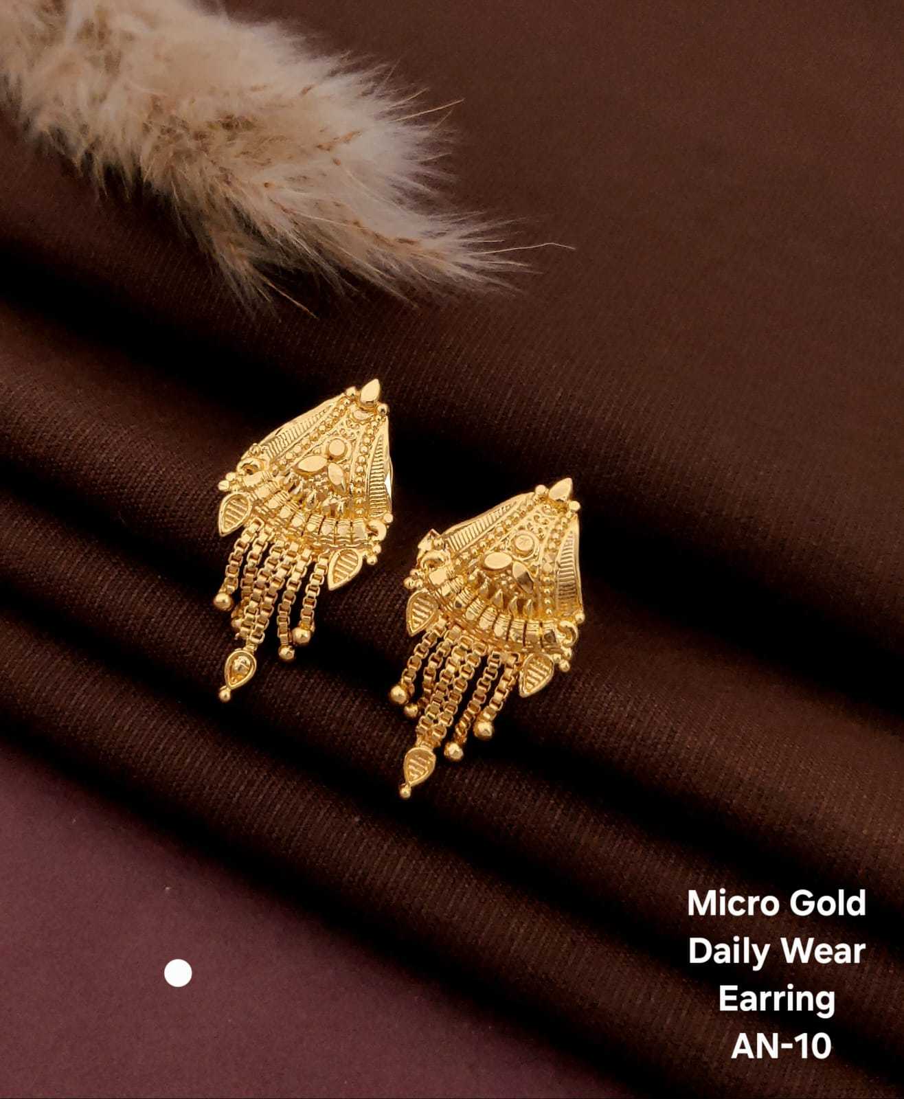 YNF Wholesale Brass Fancy Earrings  | Surat Manufacturer