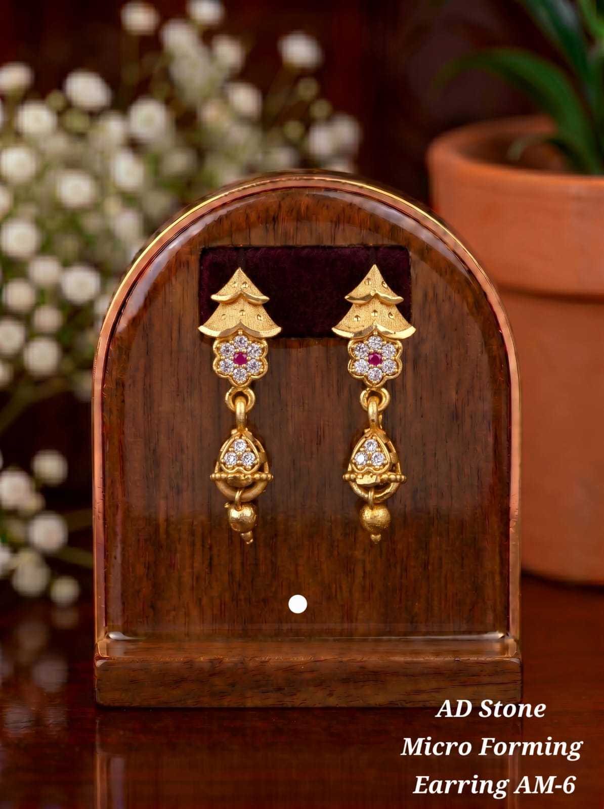 YNF Wholesale Brass Fancy Earrings  | Surat Manufacturer