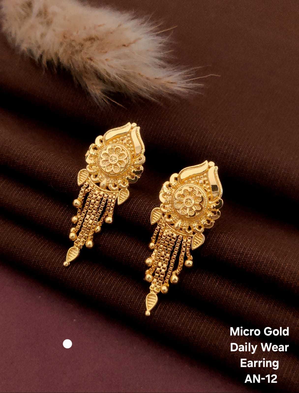 YNF Wholesale Brass Fancy Earrings  | Surat Manufacturer