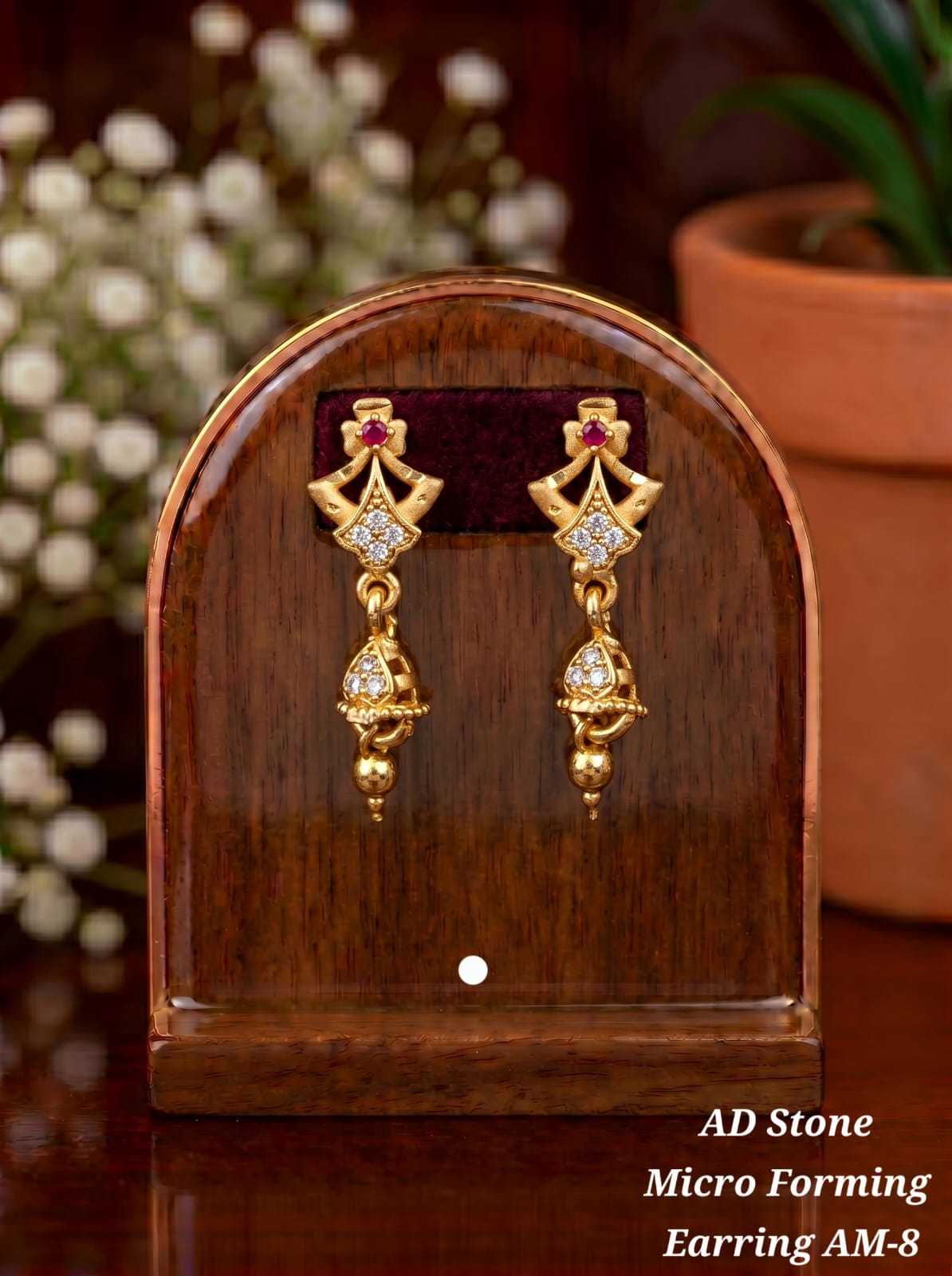 YNF Wholesale Brass Fancy Earrings  | Surat Manufacturer