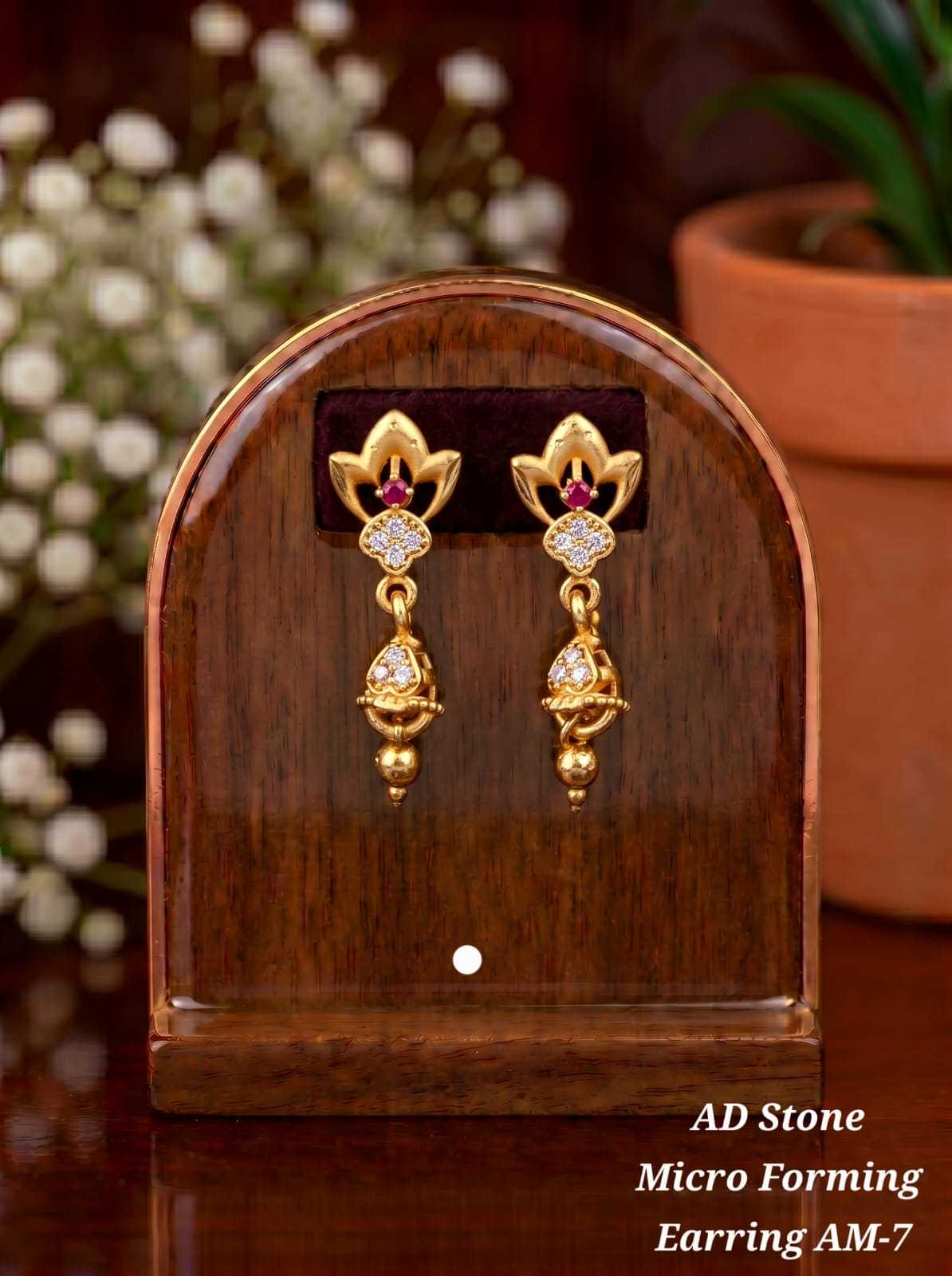 YNF Wholesale Brass Fancy Earrings  | Surat Manufacturer