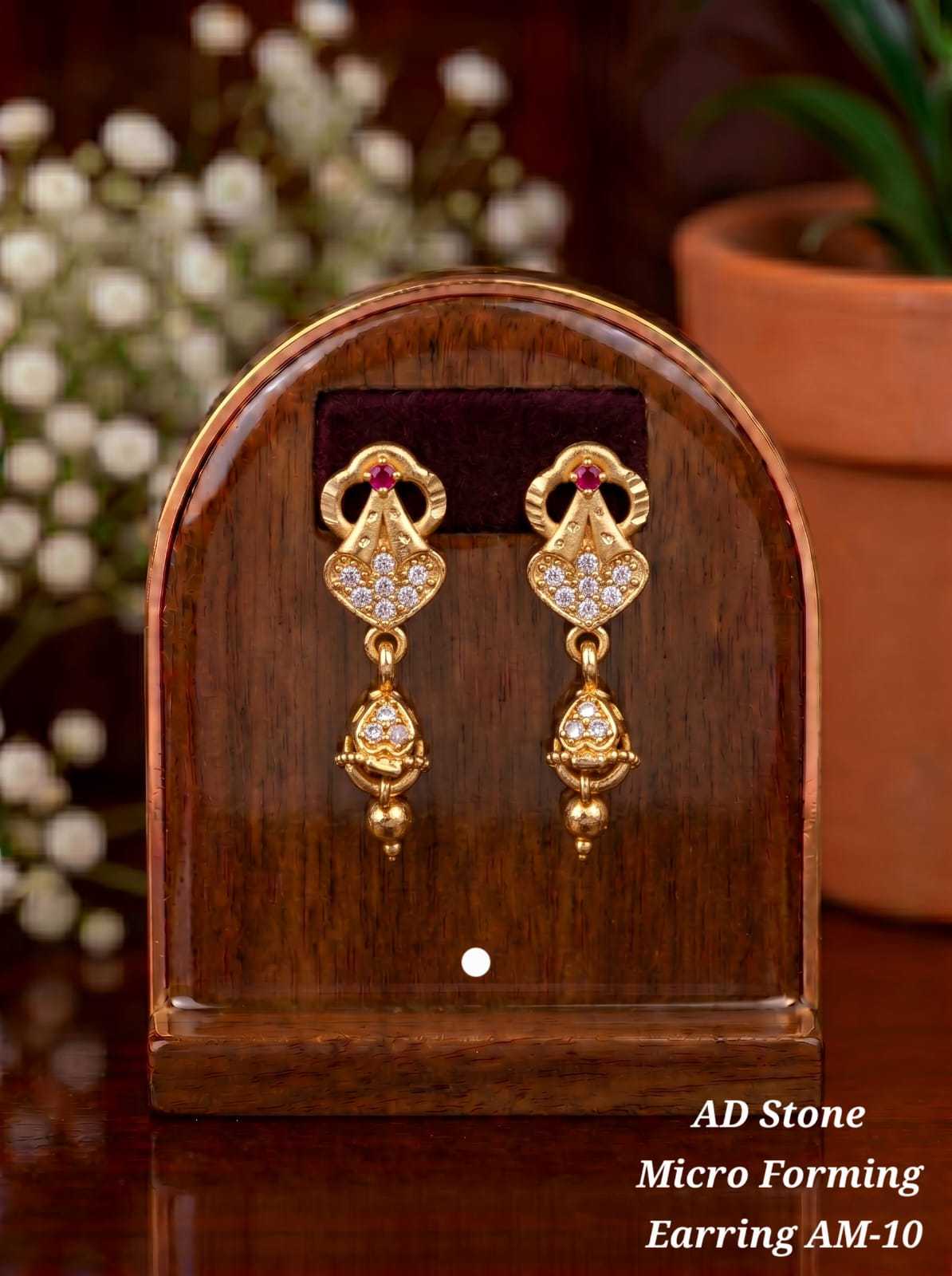 YNF Wholesale Brass Fancy Earrings  | Surat Manufacturer