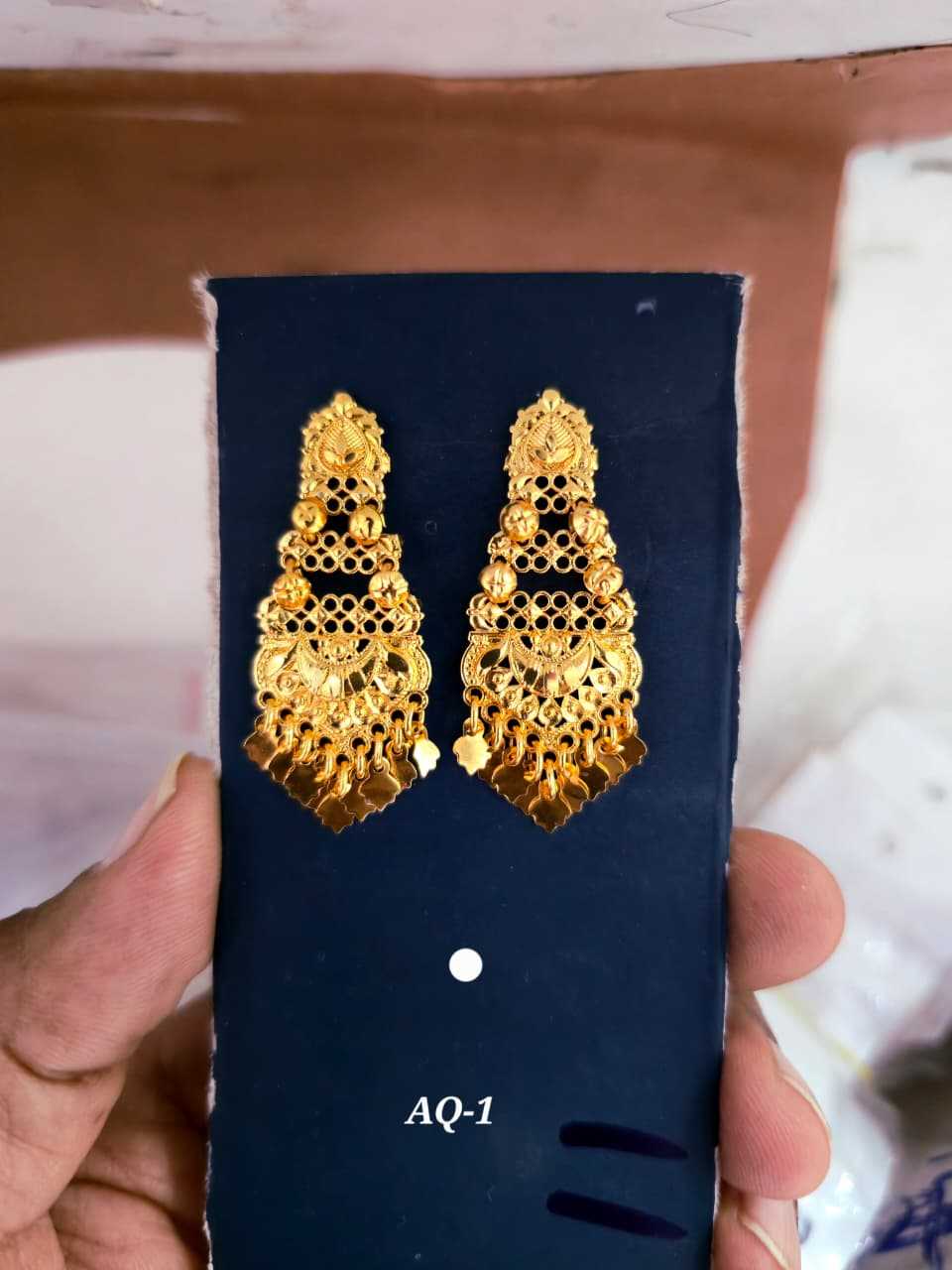 YNF Wholesale Brass Fancy Earrings  | Surat Manufacturer