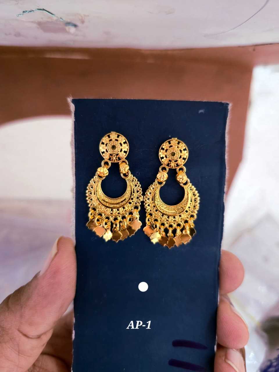 YNF Wholesale Brass Fancy Earrings  | Surat Manufacturer