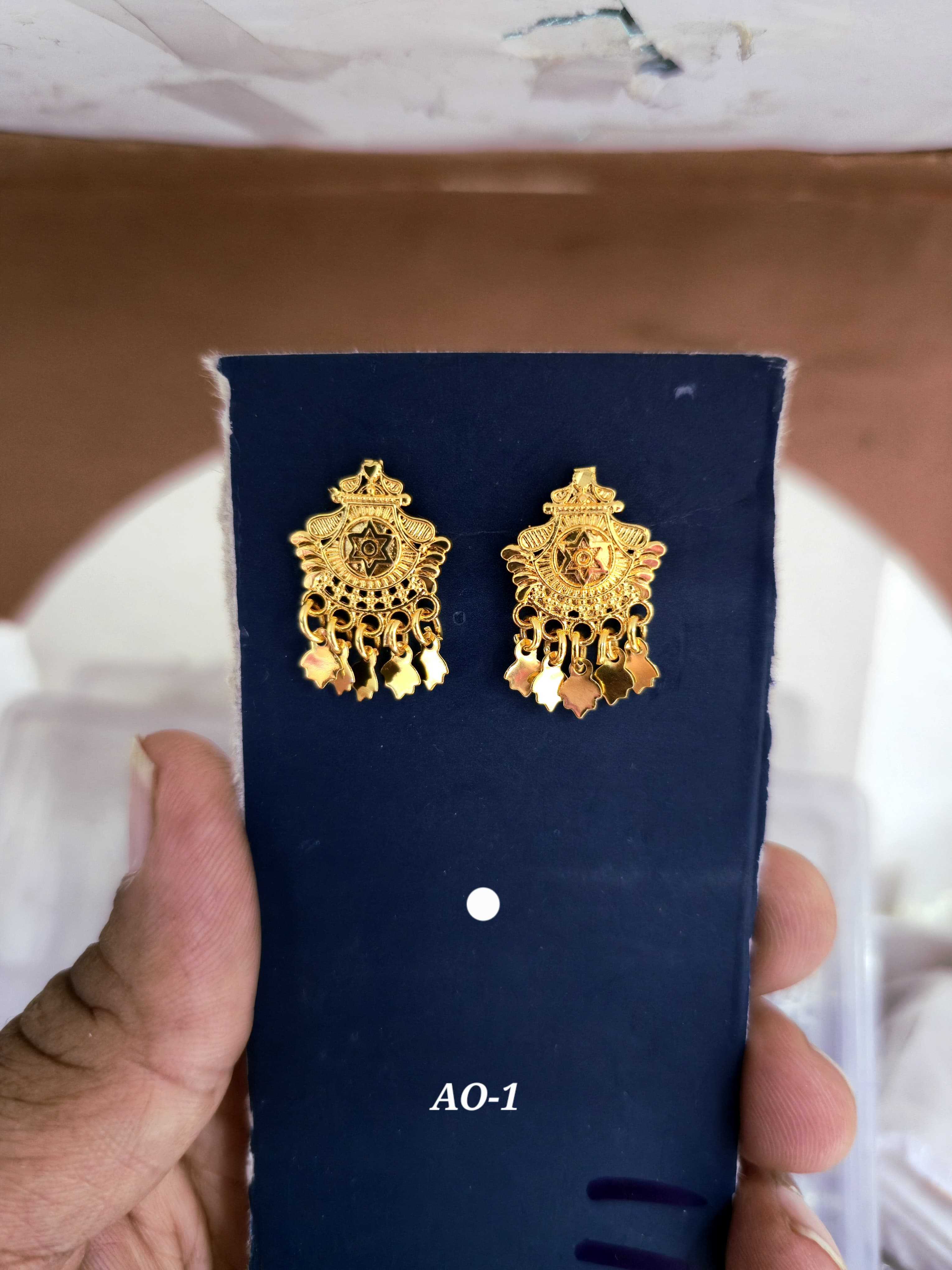 YNF Wholesale Brass Fancy Earrings  | Surat Manufacturer