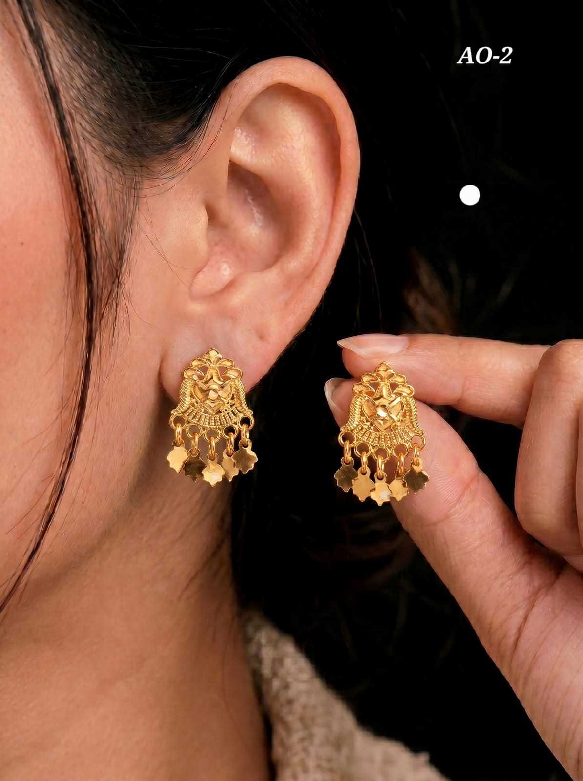 YNF Wholesale Brass Fancy Earrings  | Surat Manufacturer