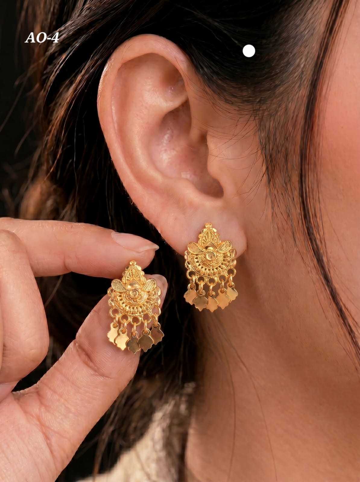 YNF Wholesale Brass Fancy Earrings  | Surat Manufacturer