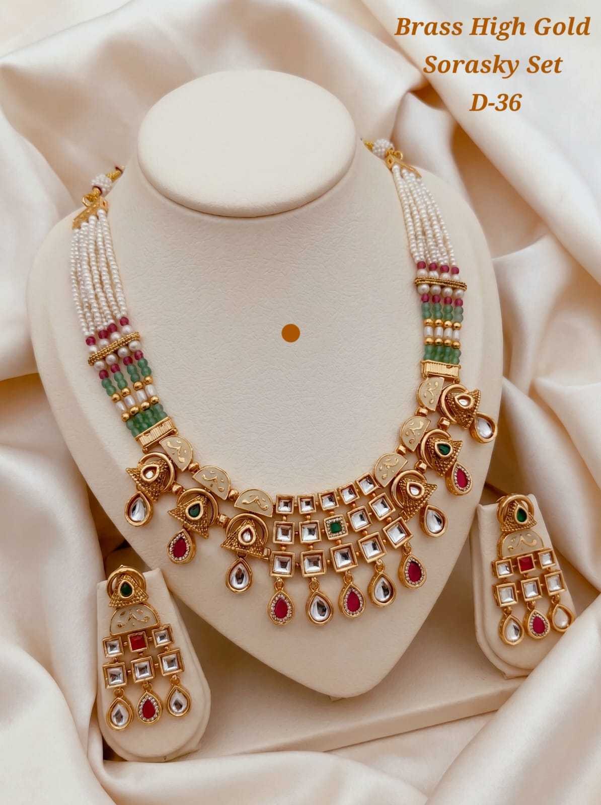 YNF Wholesale Brass Fancy Mala Necklaces  | Surat Manufacturer