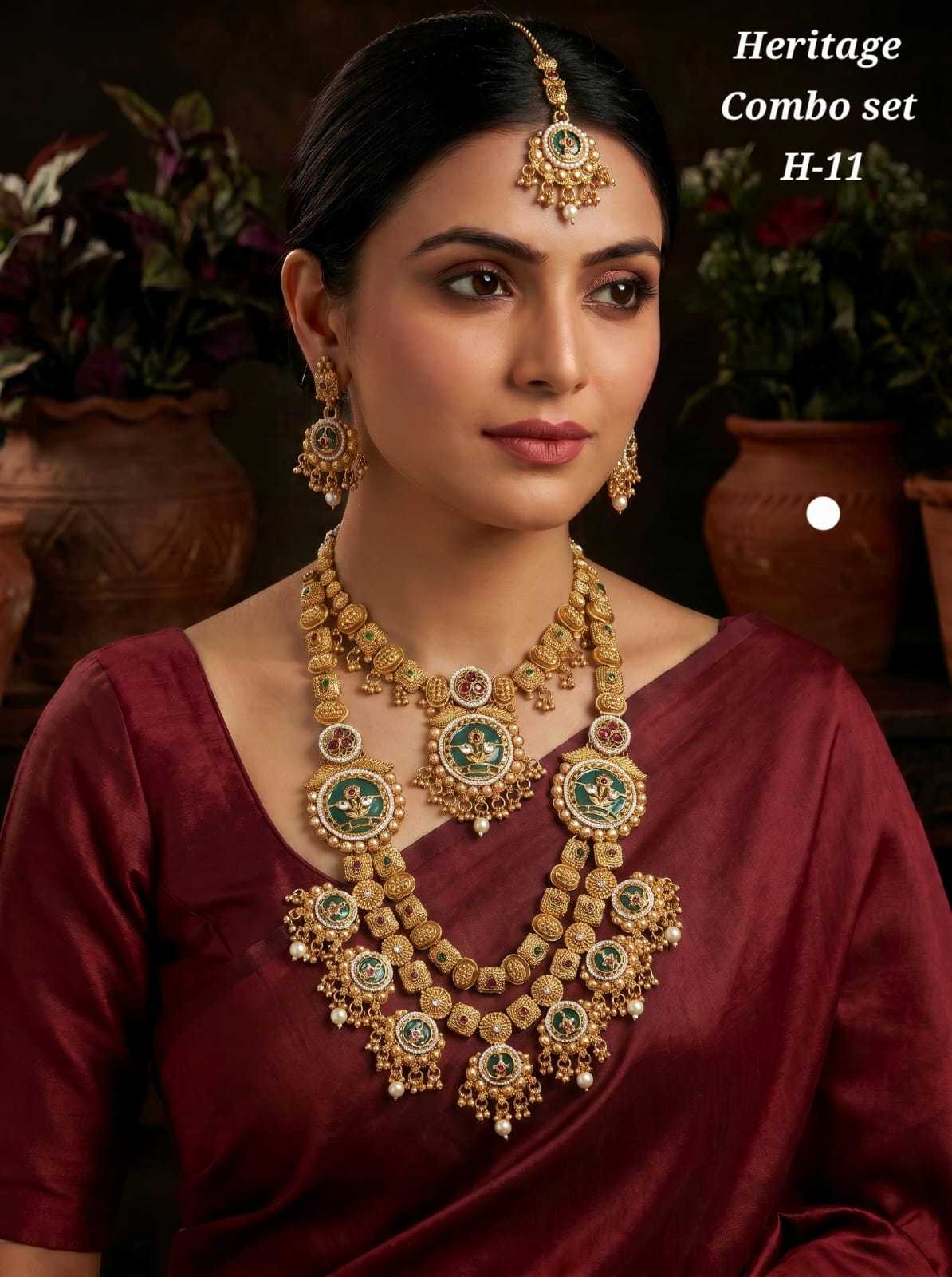 YNF Wholesale Brass Fancy Mala Necklaces  | Surat Manufacturer