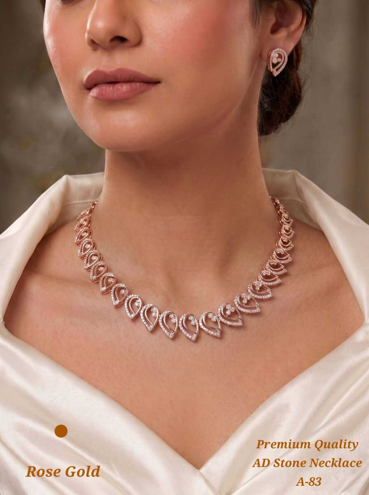 YNF Wholesale Brass Necklaces Set  | Surat Manufacturer