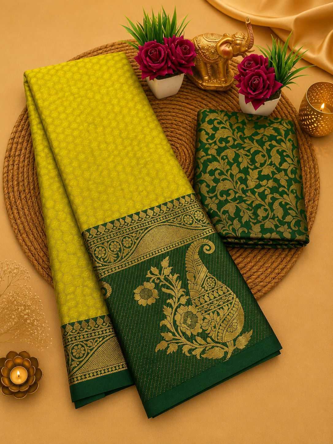 YNF Wholesale Soft Cotton Silk Traditional Silk Sarees  | Surat Manufacturer