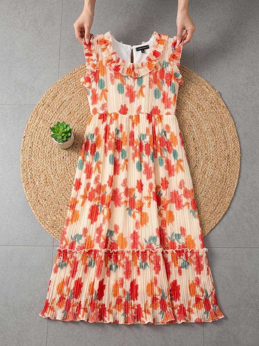 YNF Wholesale Chiffon Maxi Dresses  | Surat Manufacturer