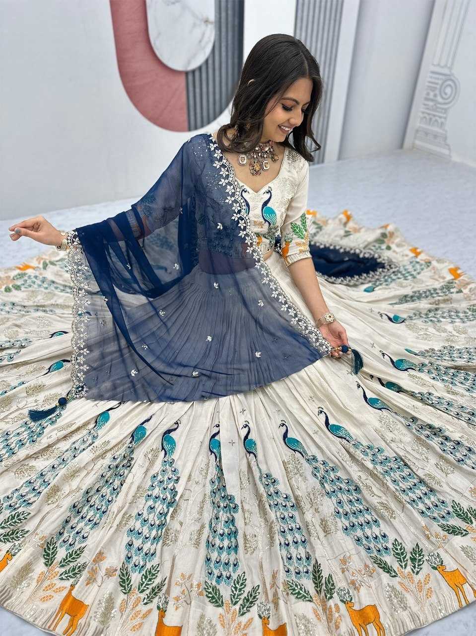 YNF Wholesale Chinon Traditional Lehenga  | Surat Manufacturer