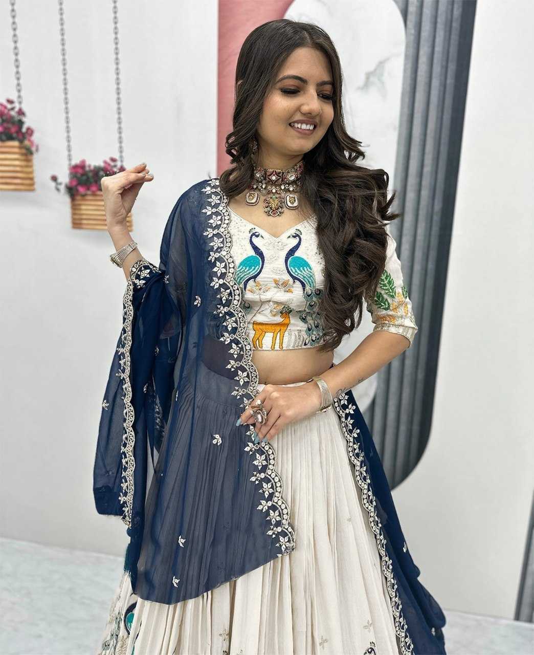 YNF Wholesale Chinon Traditional Lehenga  | Surat Manufacturer